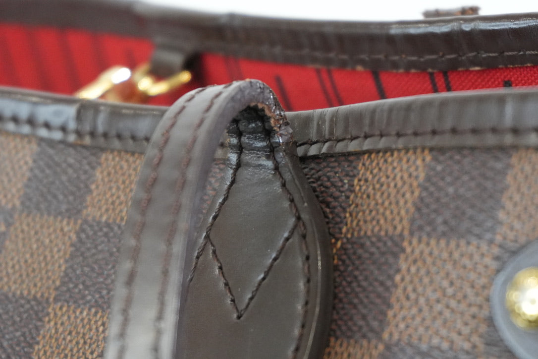 Pre-owned Louis Vuitton Damier Ebene Neverfull PM Tote Bag