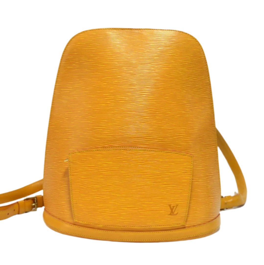 Louis Vuitton Goblins Backpack Epi Yellow Used