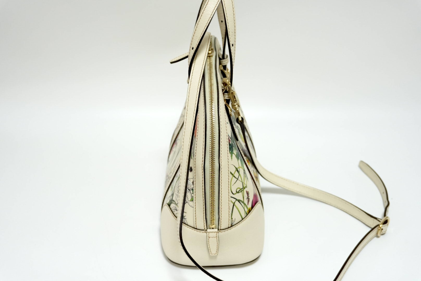 グッチ ナイスフローラ 2ウェイショルダーバッグ 中古