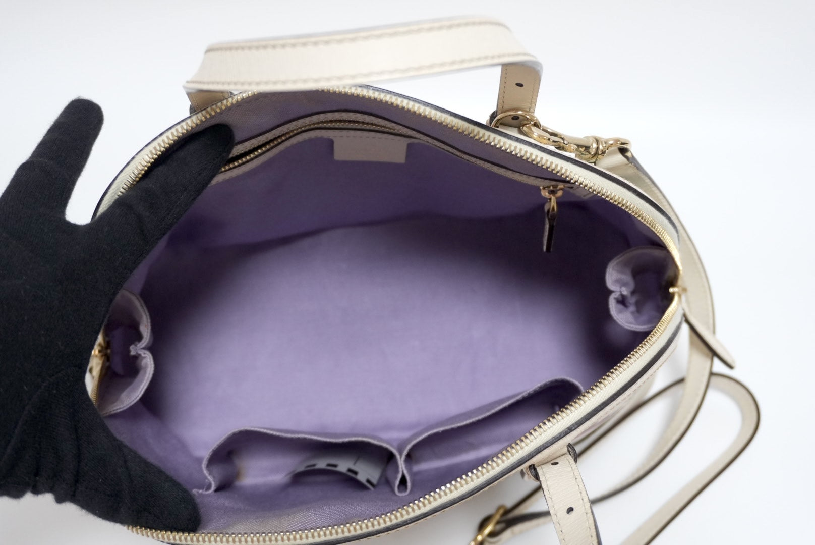 グッチ ナイスフローラ 2ウェイショルダーバッグ 中古