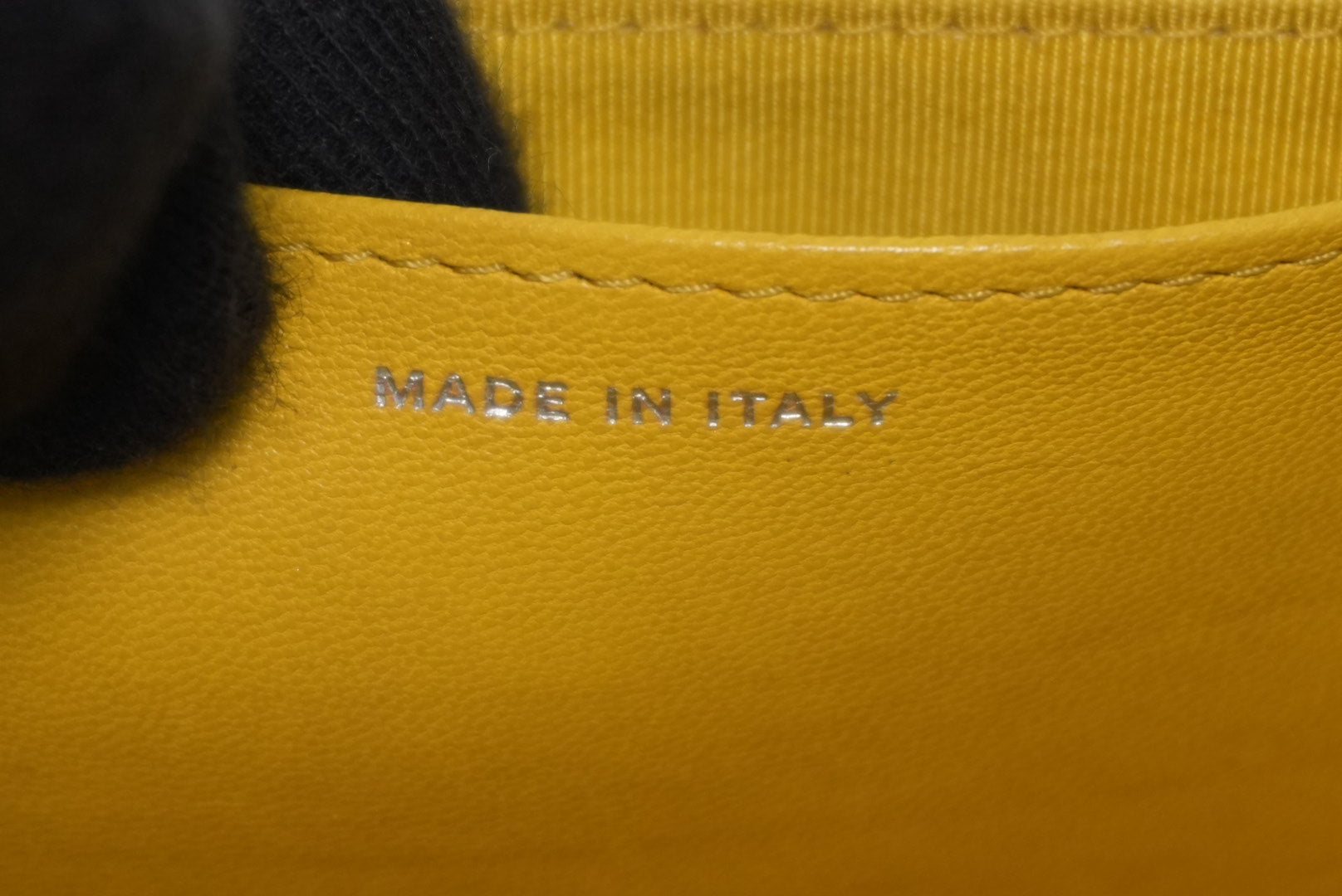 Chanel Wallet On Chain Yellow Used