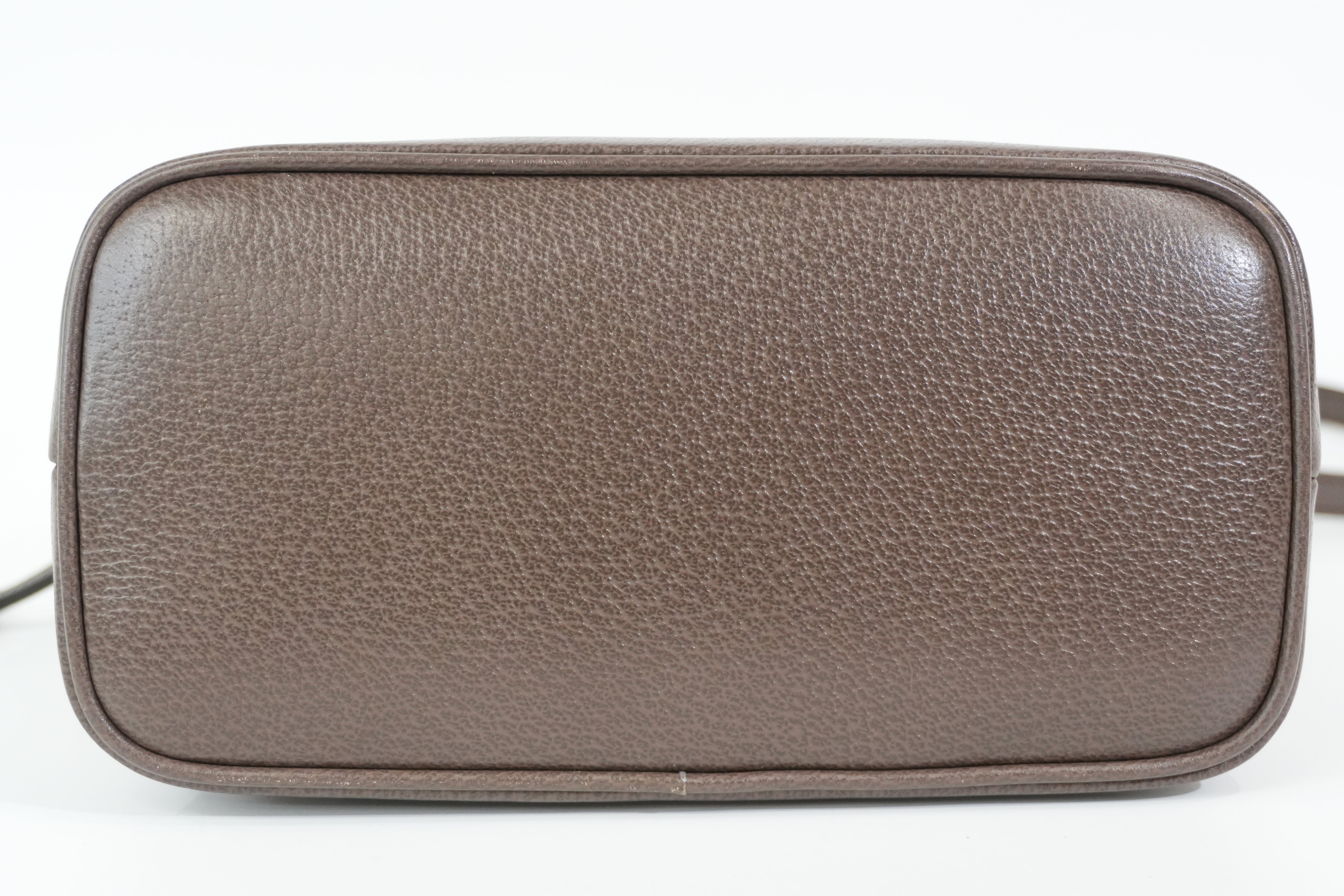 Pre-owned Gucci Ophidia Shoulder Bag Brown