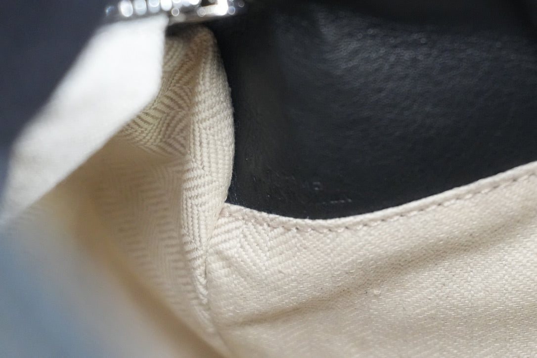 Pre-owned Loewe Small Puzzle Two Way Shoulder Bag Black