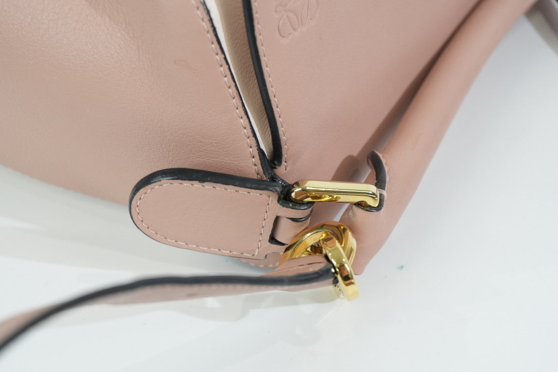 Pre-owned Loewe Medium Puzzle Shoulder Bag Pink