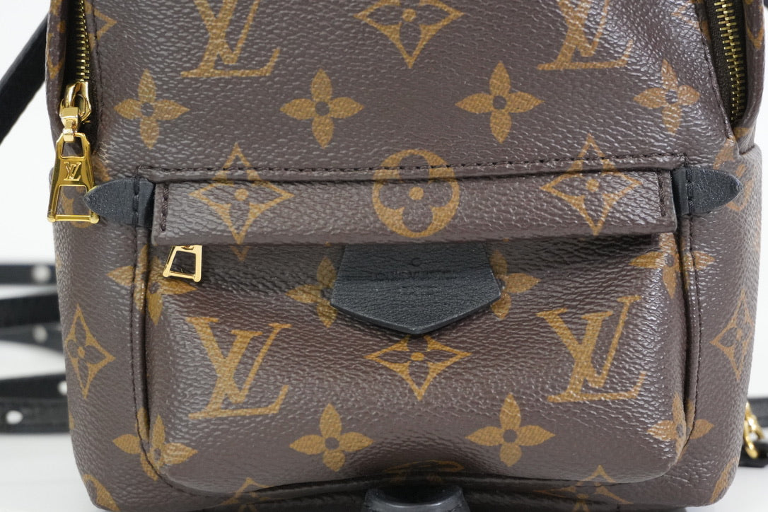 Pre-owned Louis Vuitton Monogram Mini Palmspring Backpack