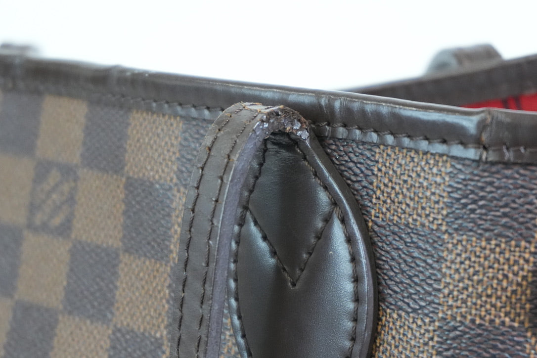 Pre-owned Louis Vuitton Damier Ebene Neverfull PM Tote Bag