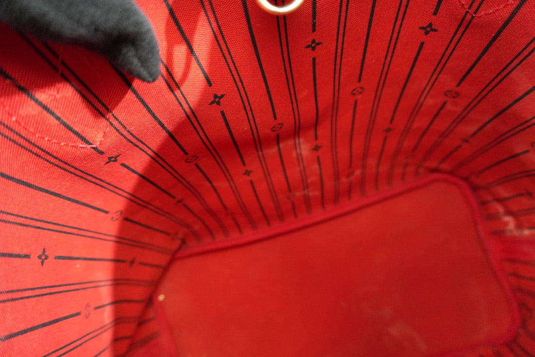 Pre-owned Louis Vuitton Damier Ebene Neverfull MM Tote Bag