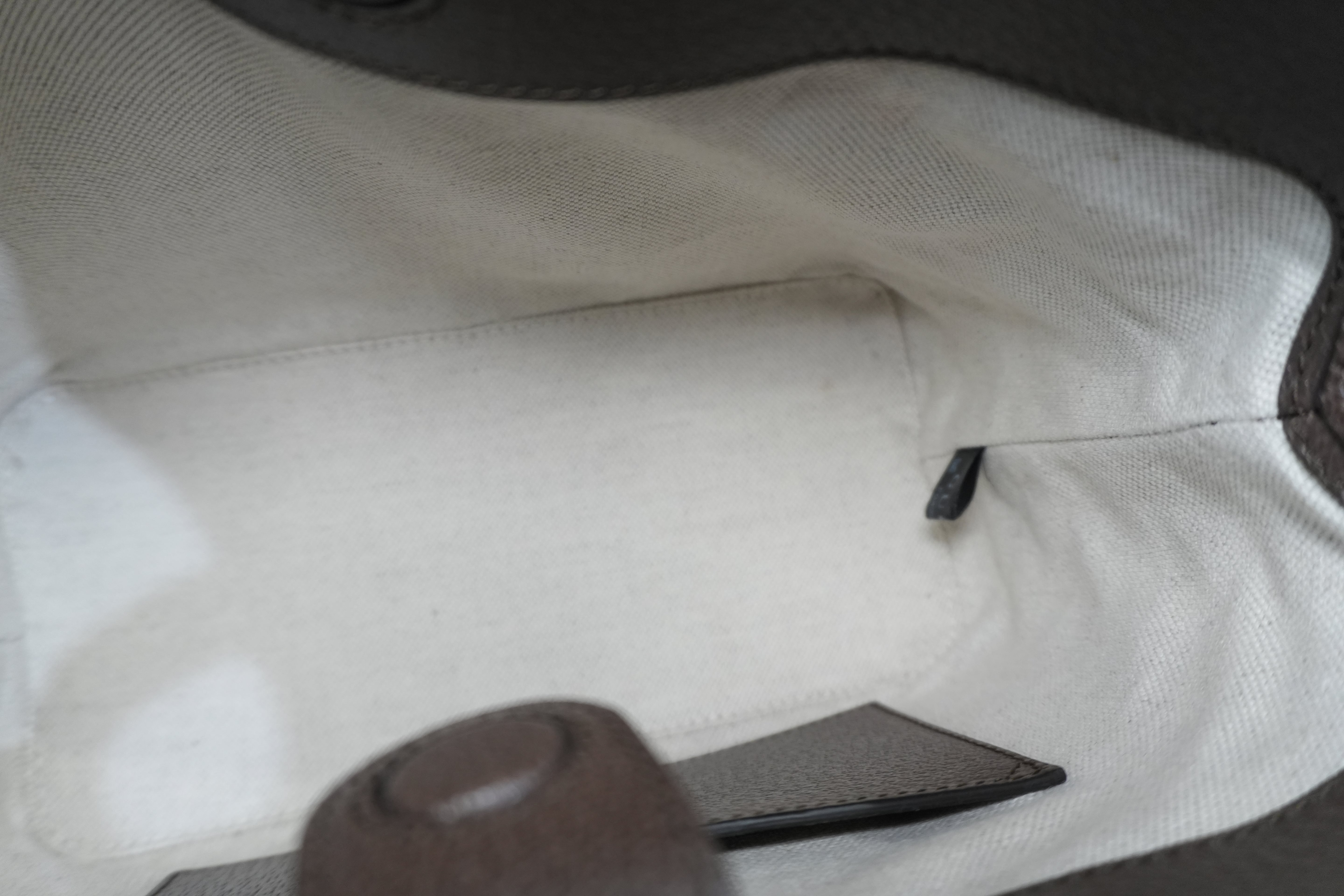 Pre-owned Gucci Ophidia Shoulder Bag Brown