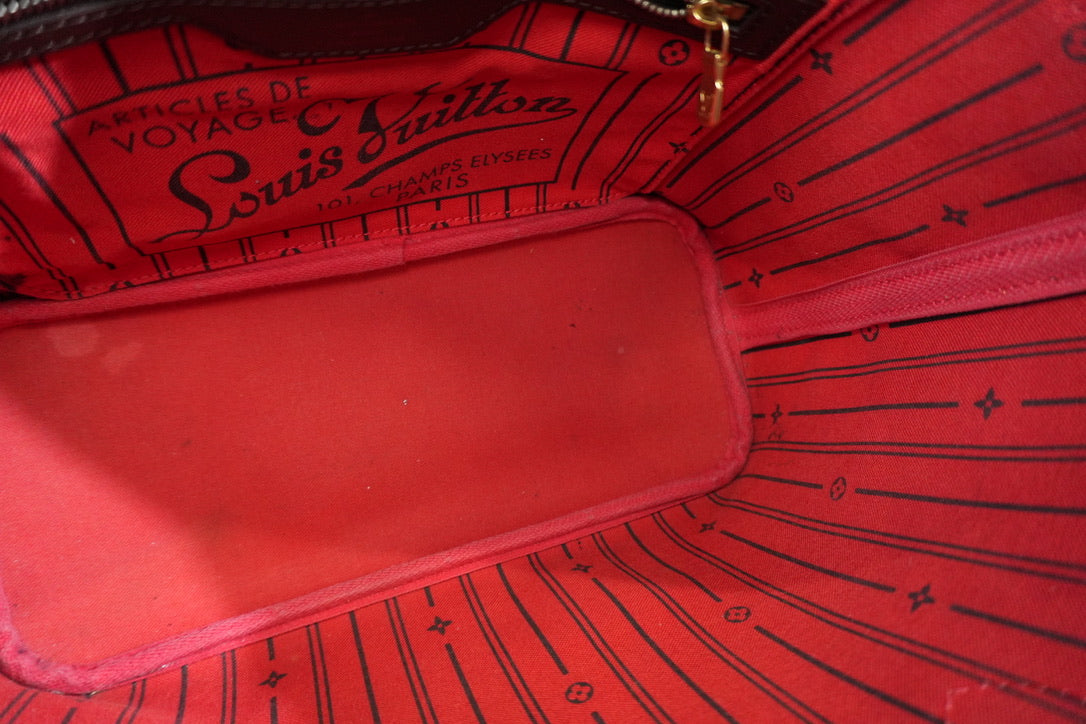 Pre-owned Louis Vuitton Damier Ebene Neverfull PM Tote Bag