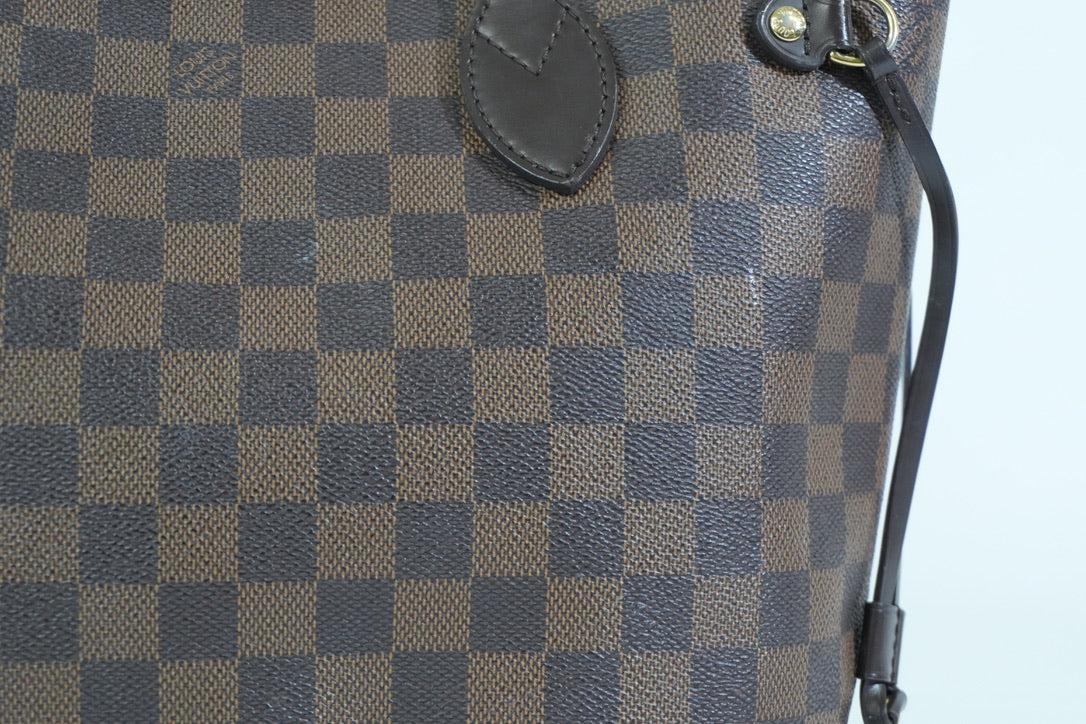 Pre-owned Louis Vuitton Damier Ebene Neverfull PM Tote Bag