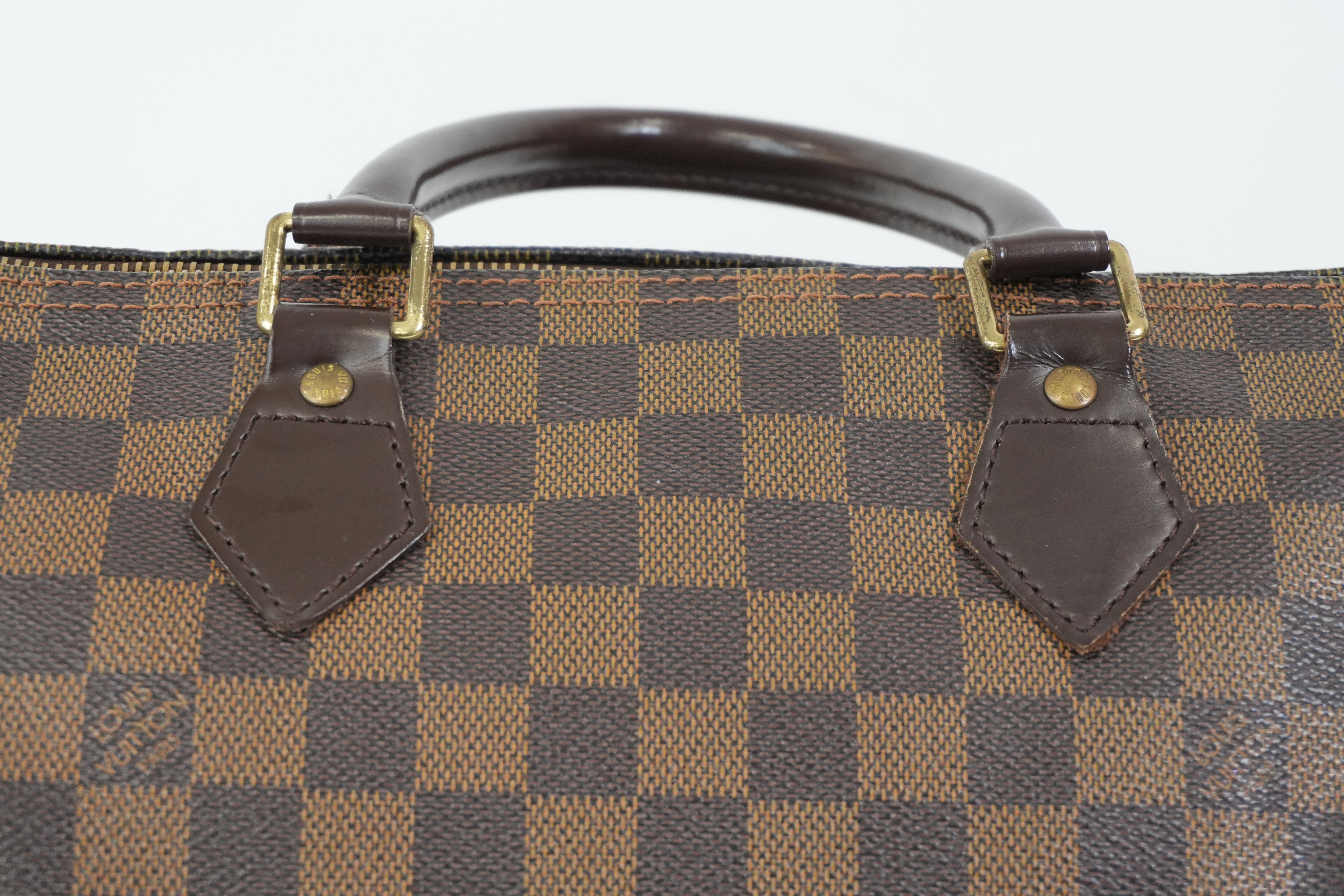 Pre-owned Louis Vuitton Damier Ebene Speedy 30 Handbag