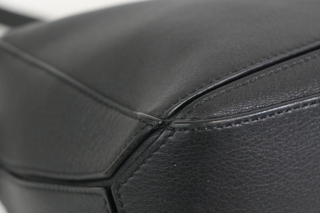 Pre-owned Loewe Small Puzzle Two Way Shoulder Bag Black