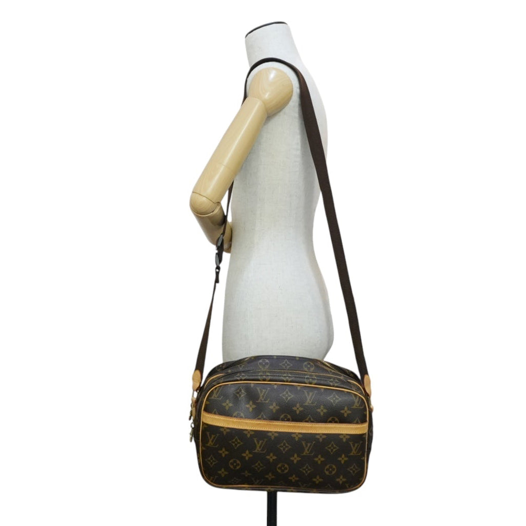 Pre-owned Louis Vuitton Monogram Reporter PM Shoulder Bag
