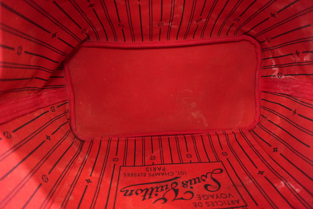 Pre-owned Louis Vuitton Damier Ebene Neverfull MM Tote Bag