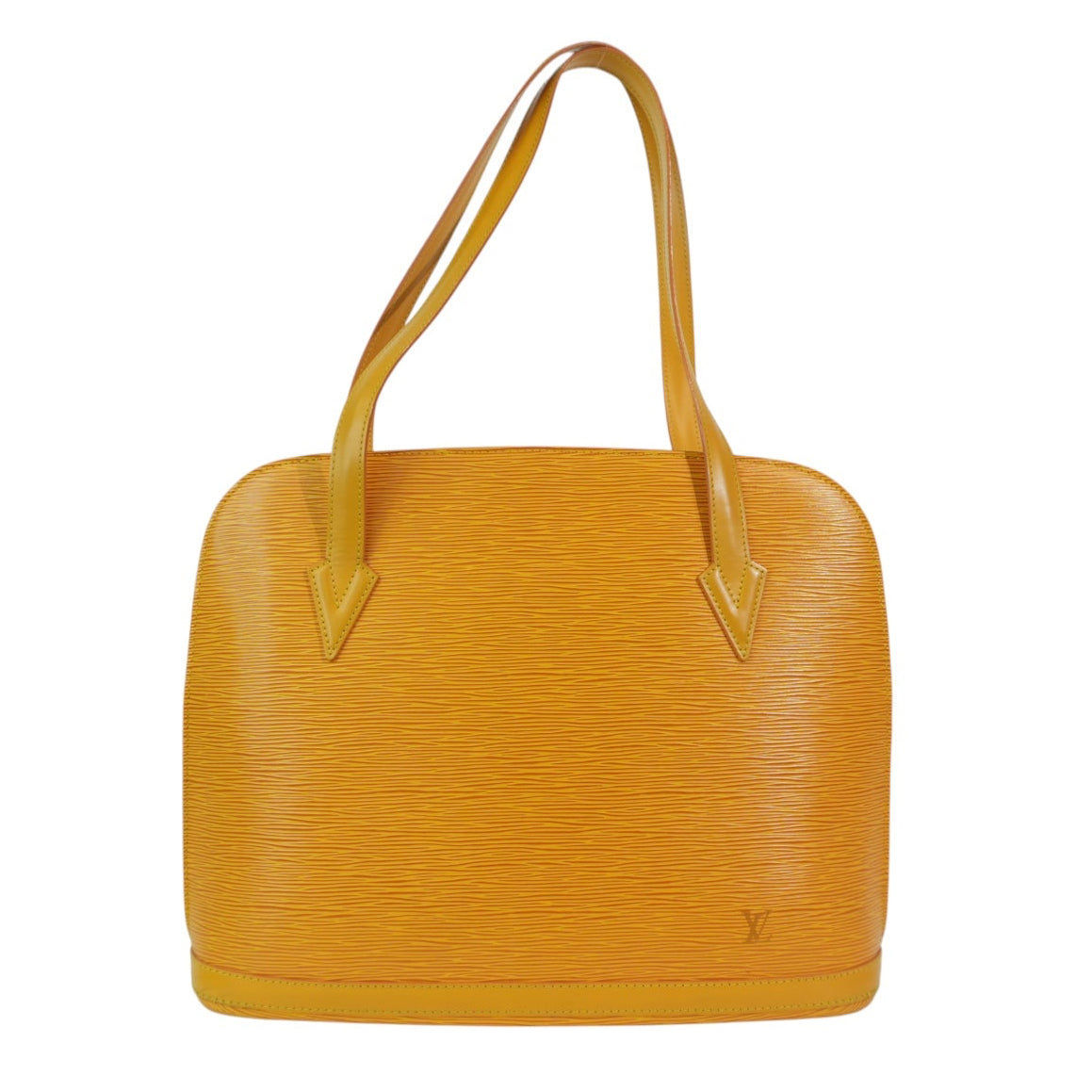 Pre-owned Louis Vuitton Epi Lussac Shoulder Bag Yellow