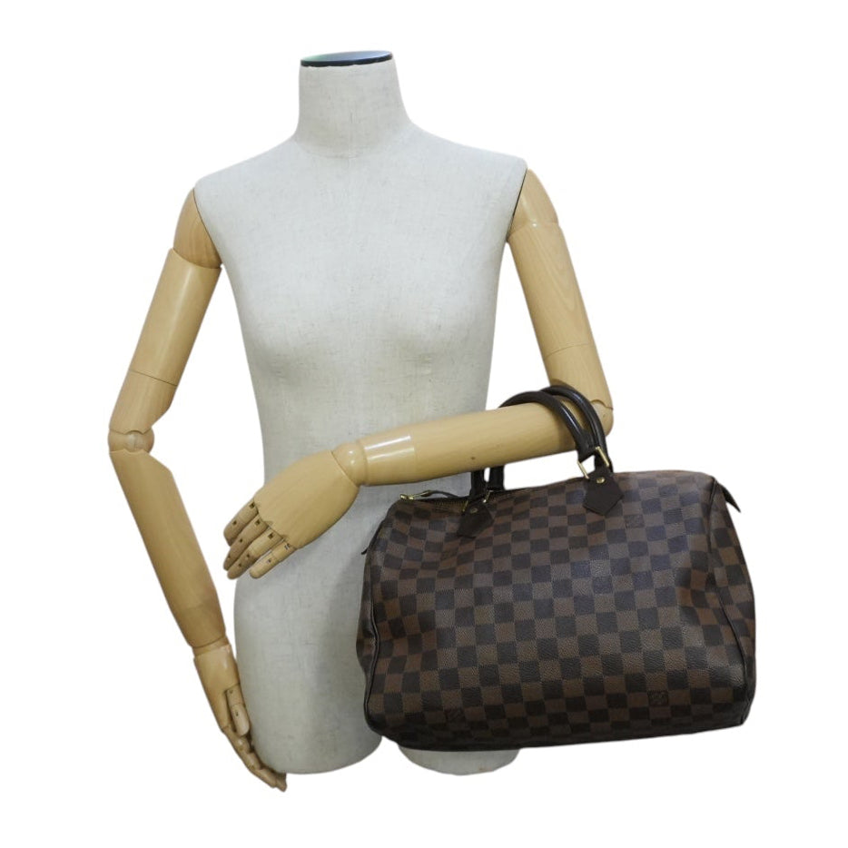 Pre-owned Louis Vuitton Damier Ebene Speedy 30 Handbag
