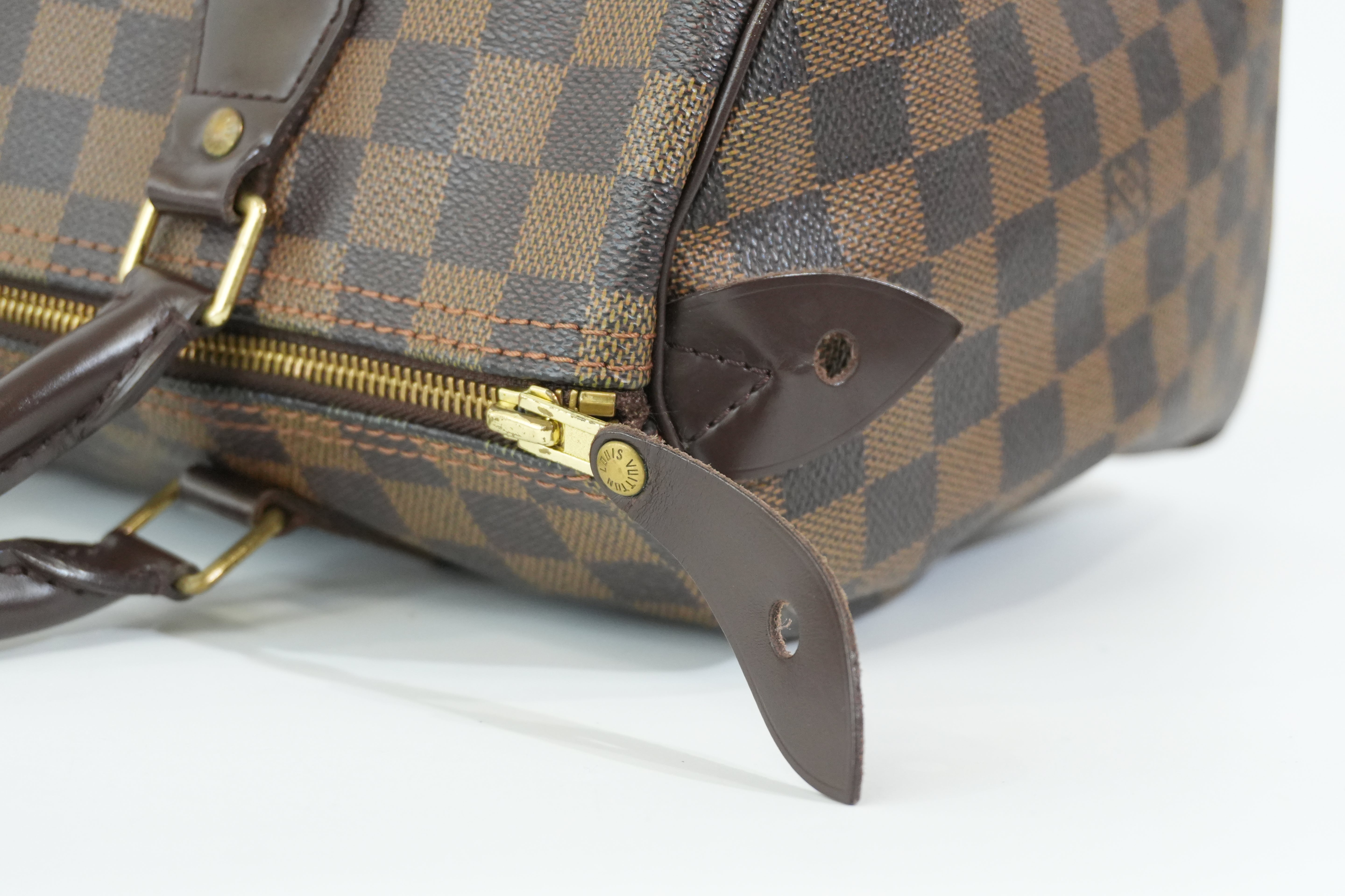 Pre-owned Louis Vuitton Damier Ebene Speedy 30 Handbag