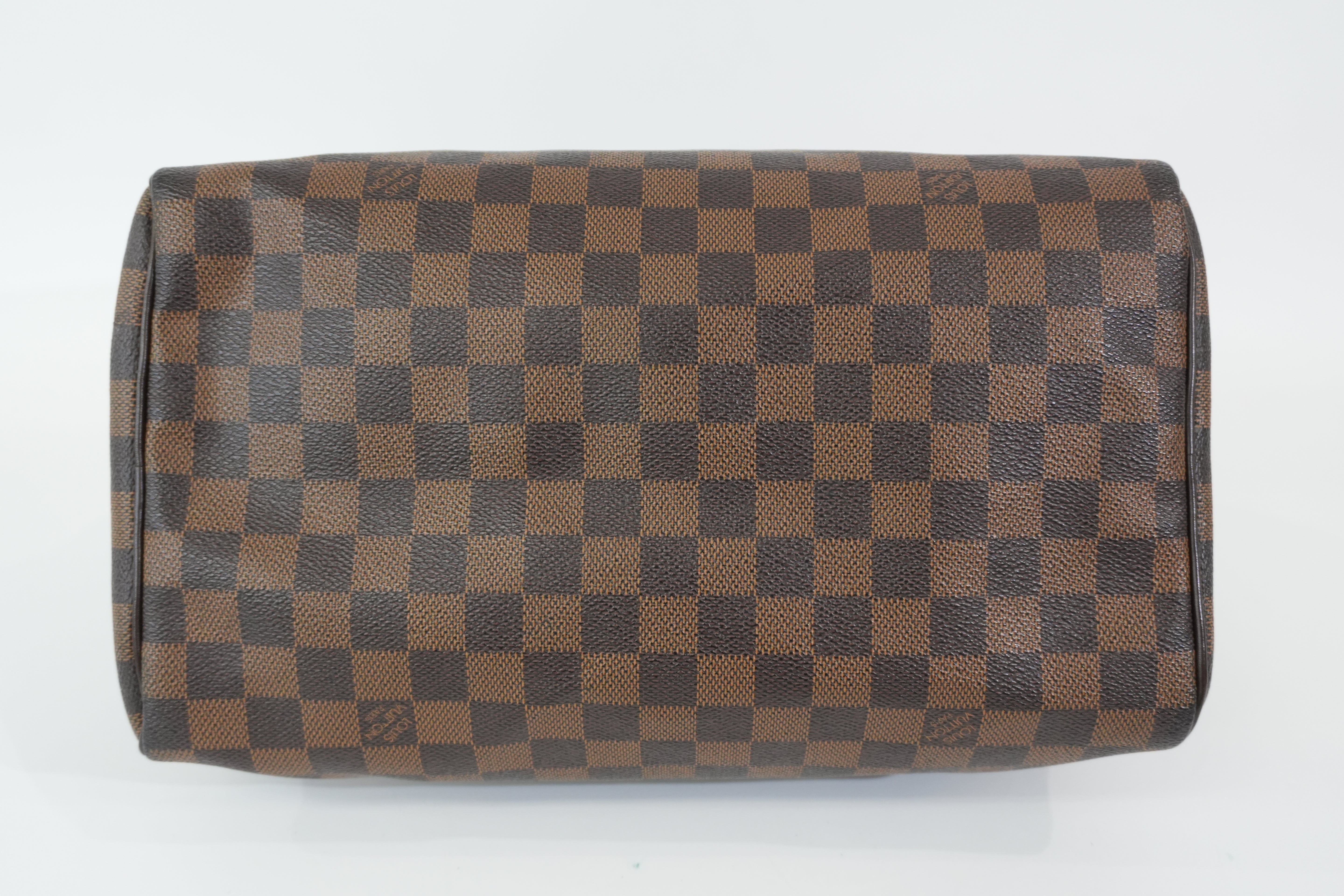 Pre-owned Louis Vuitton Damier Ebene Speedy 30 Handbag