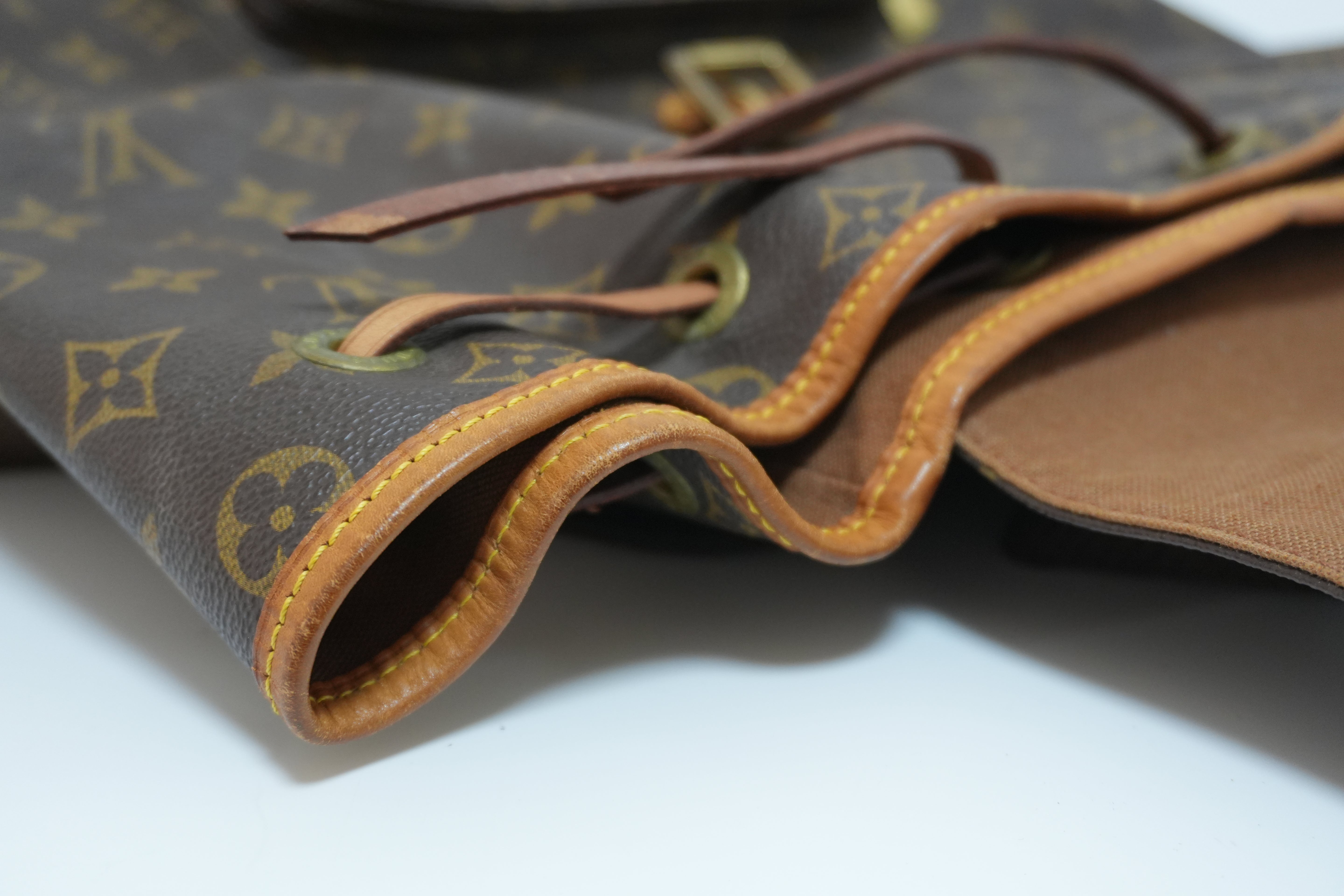 Louis Vuitton Monogram Montsouris GM Backpack Used