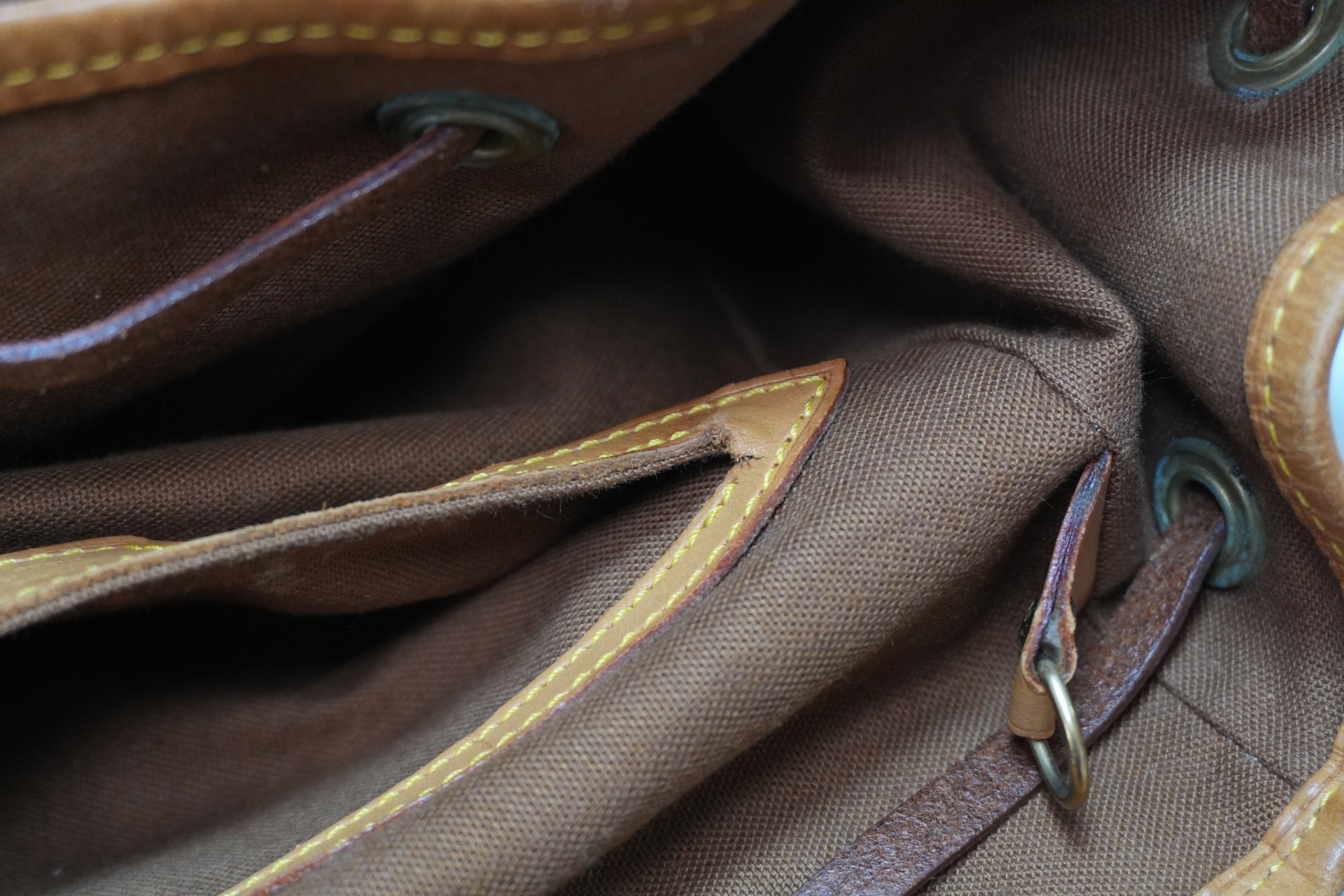 Louis Vuitton Monogram Montsouris GM Backpack Used