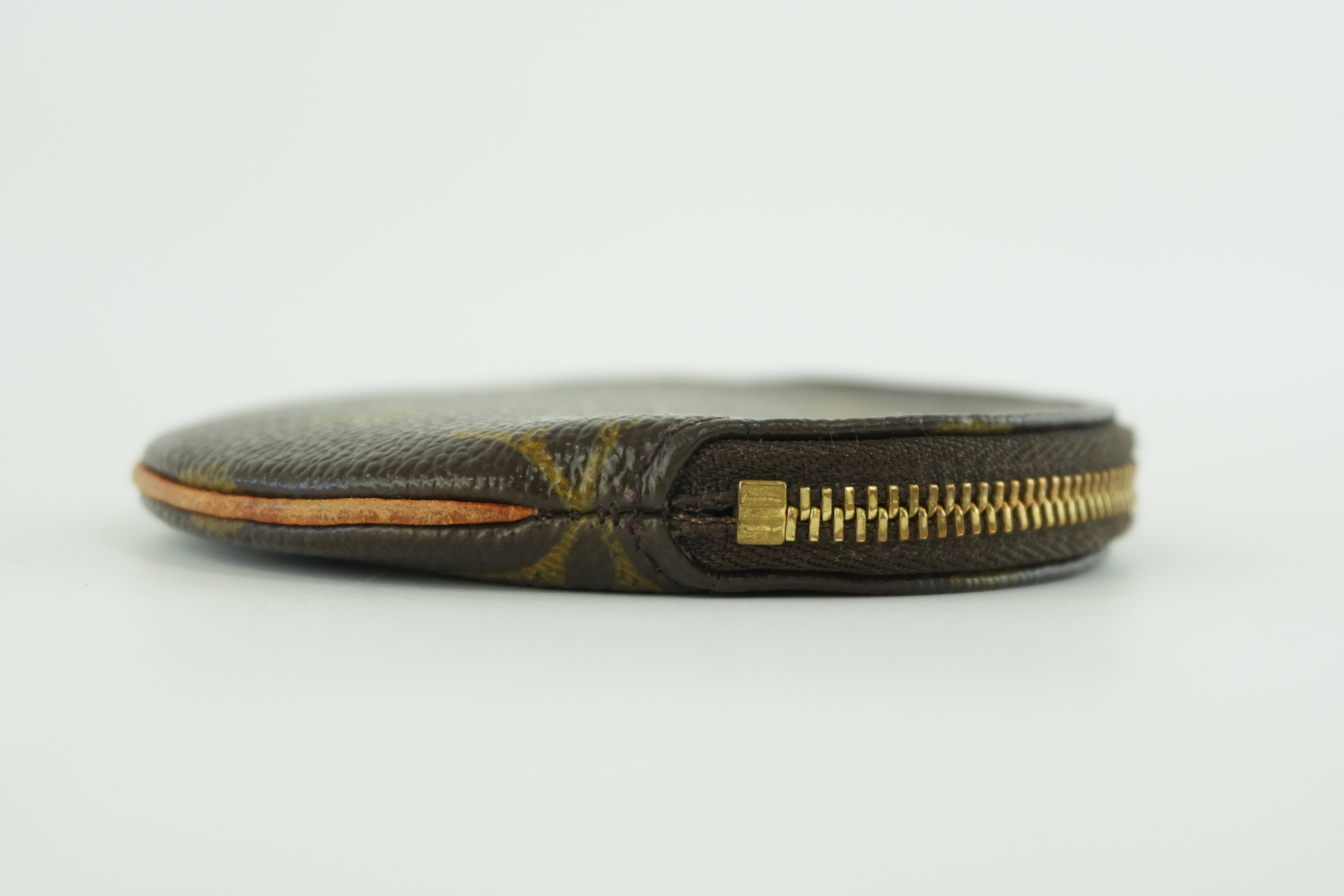 Louis Vuitton Monogram Round Coin Purse Used