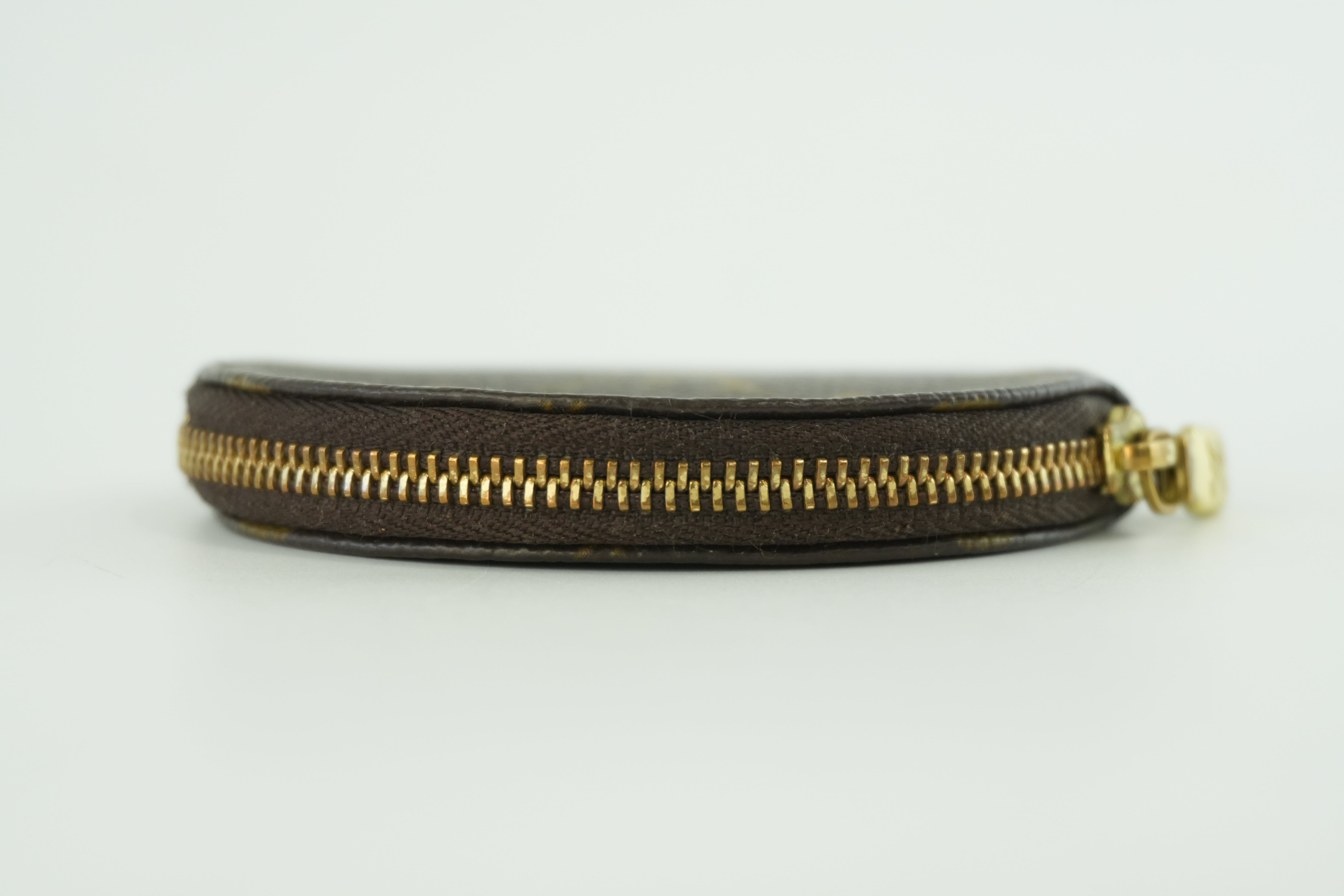 Louis Vuitton Monogram Round Coin Purse Used