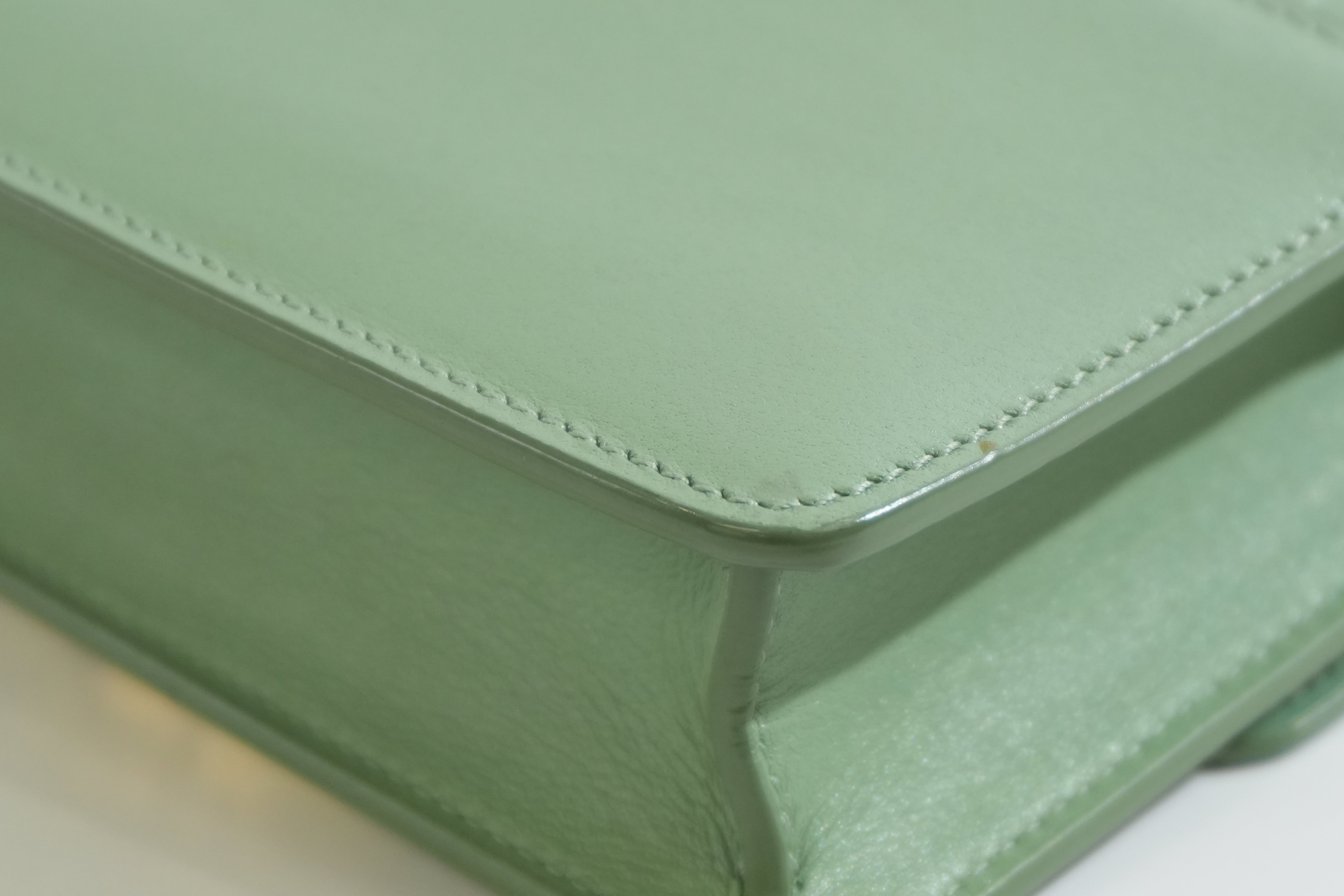 Pre-owned Dior 30 Montaigne Shoulder Bag Green