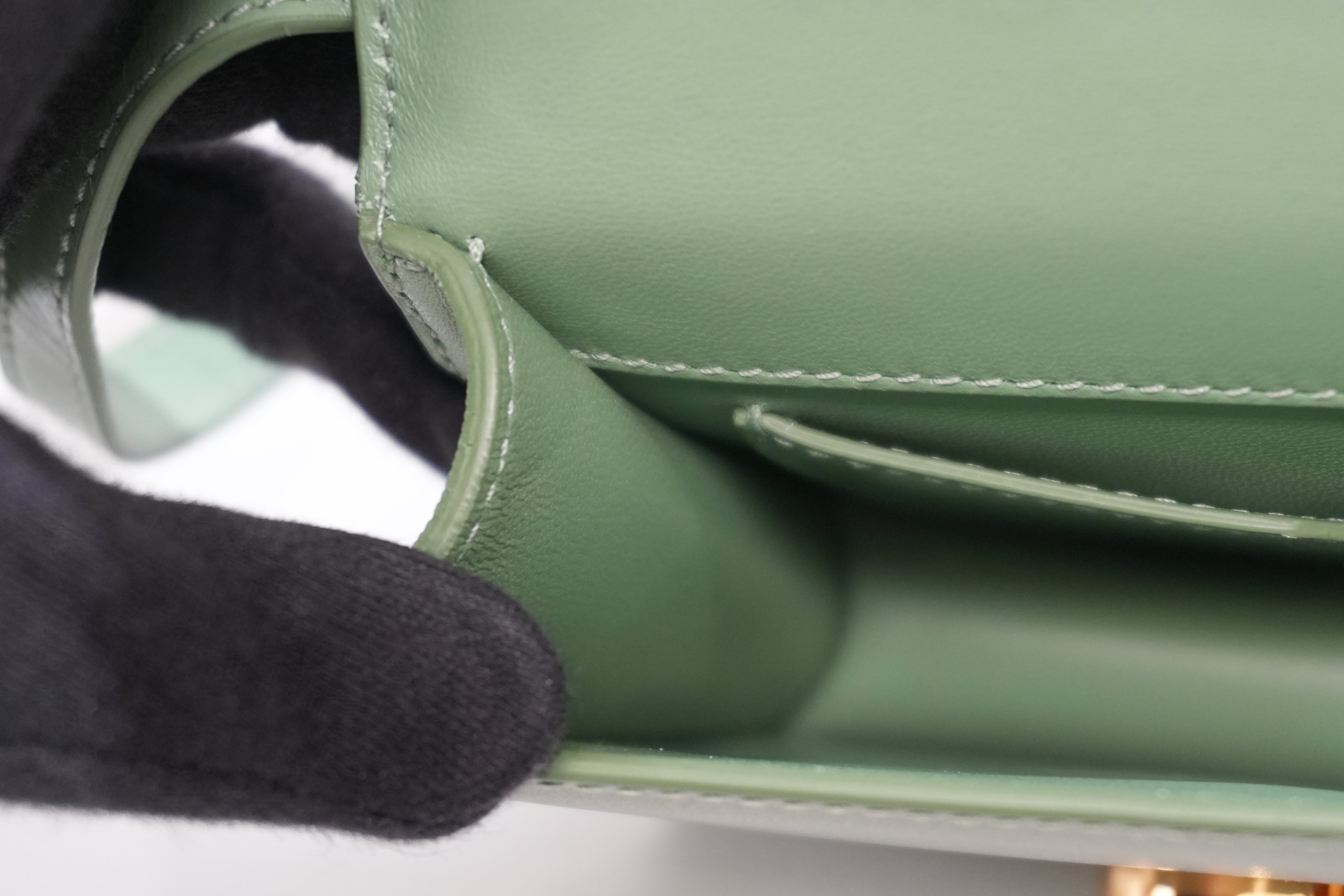 Pre-owned Dior 30 Montaigne Shoulder Bag Green