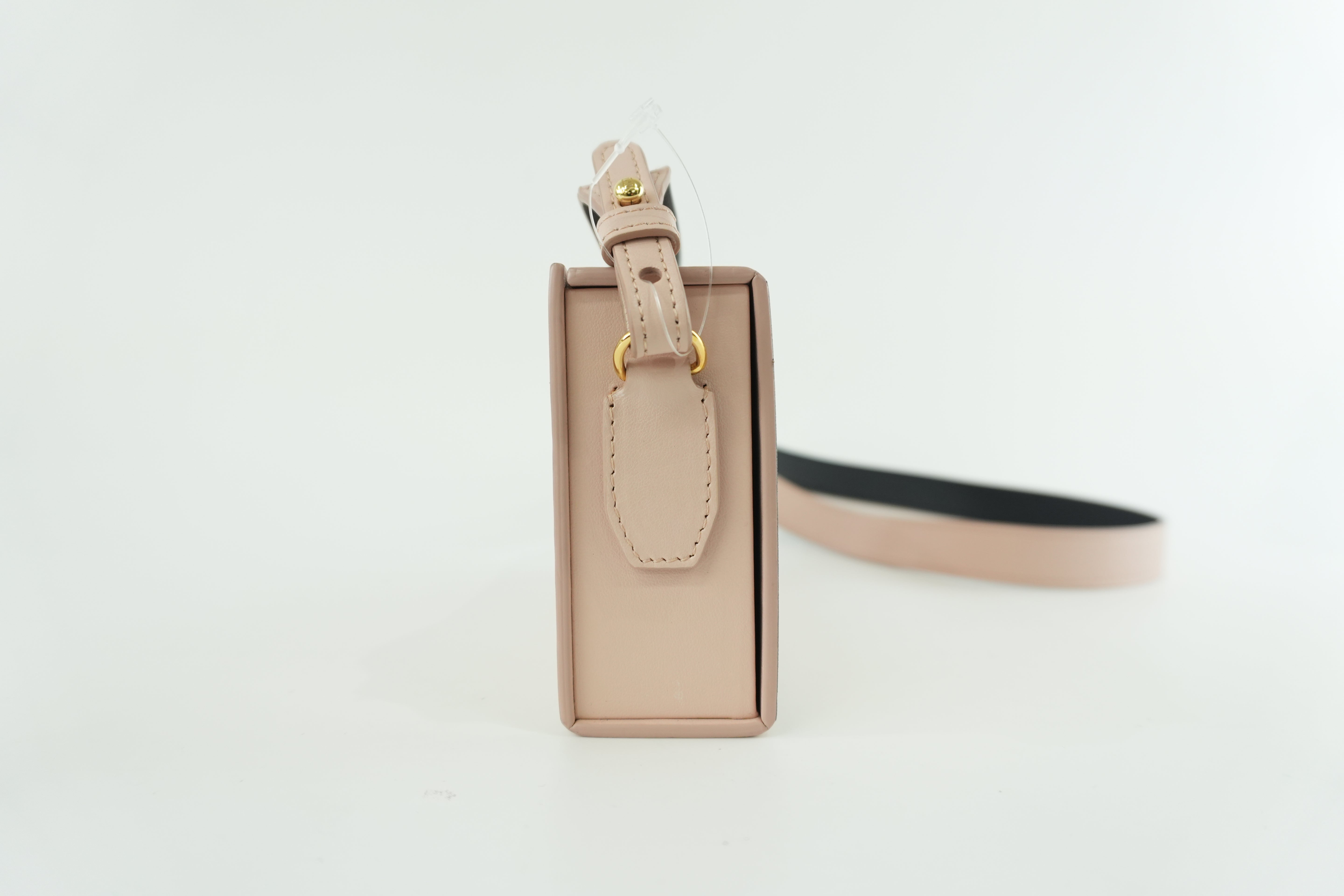 Fendi Horizontal Pink Box Clutch Used