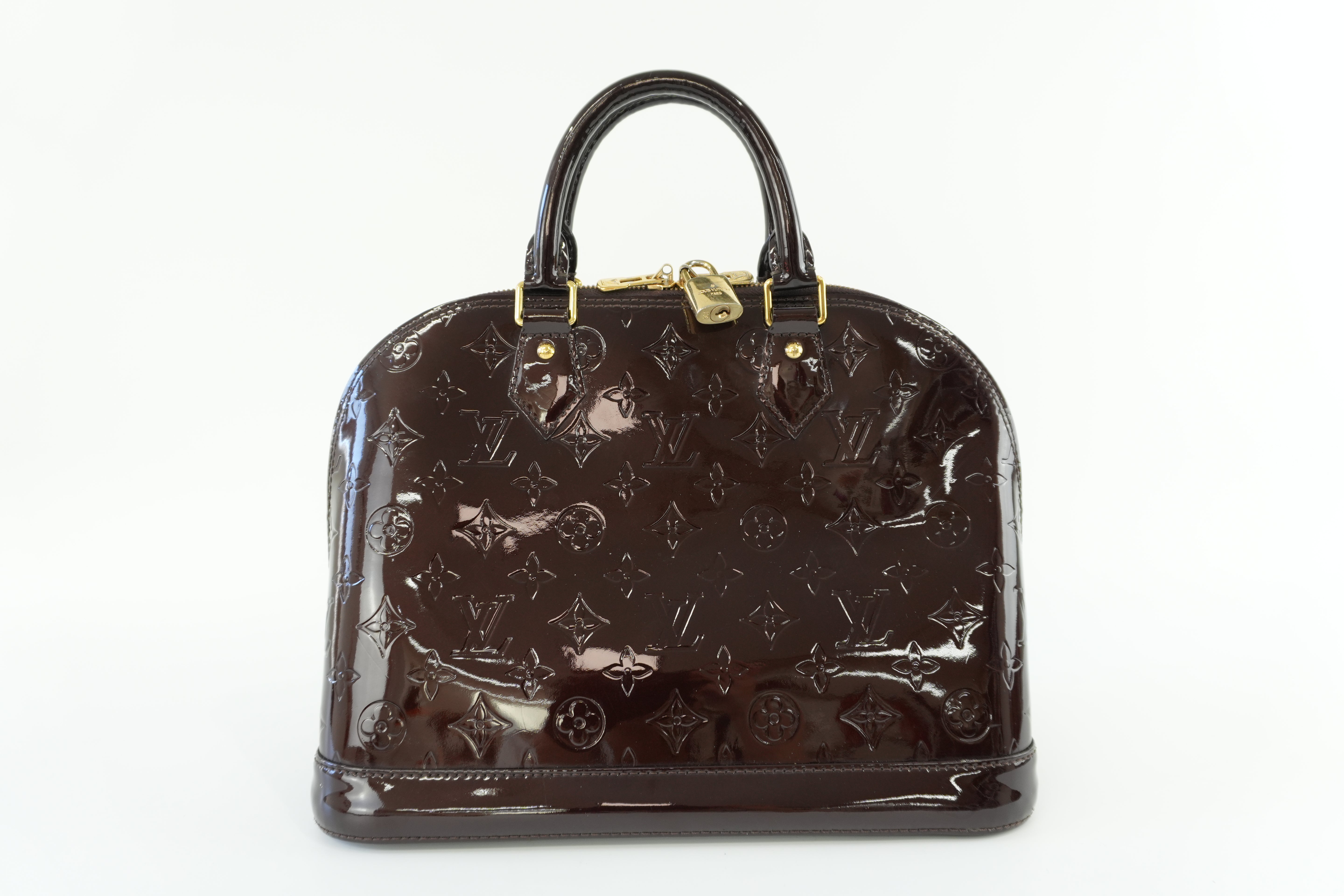 Louis Vuitton Alma PM Vernis Rouge Fauviste Used