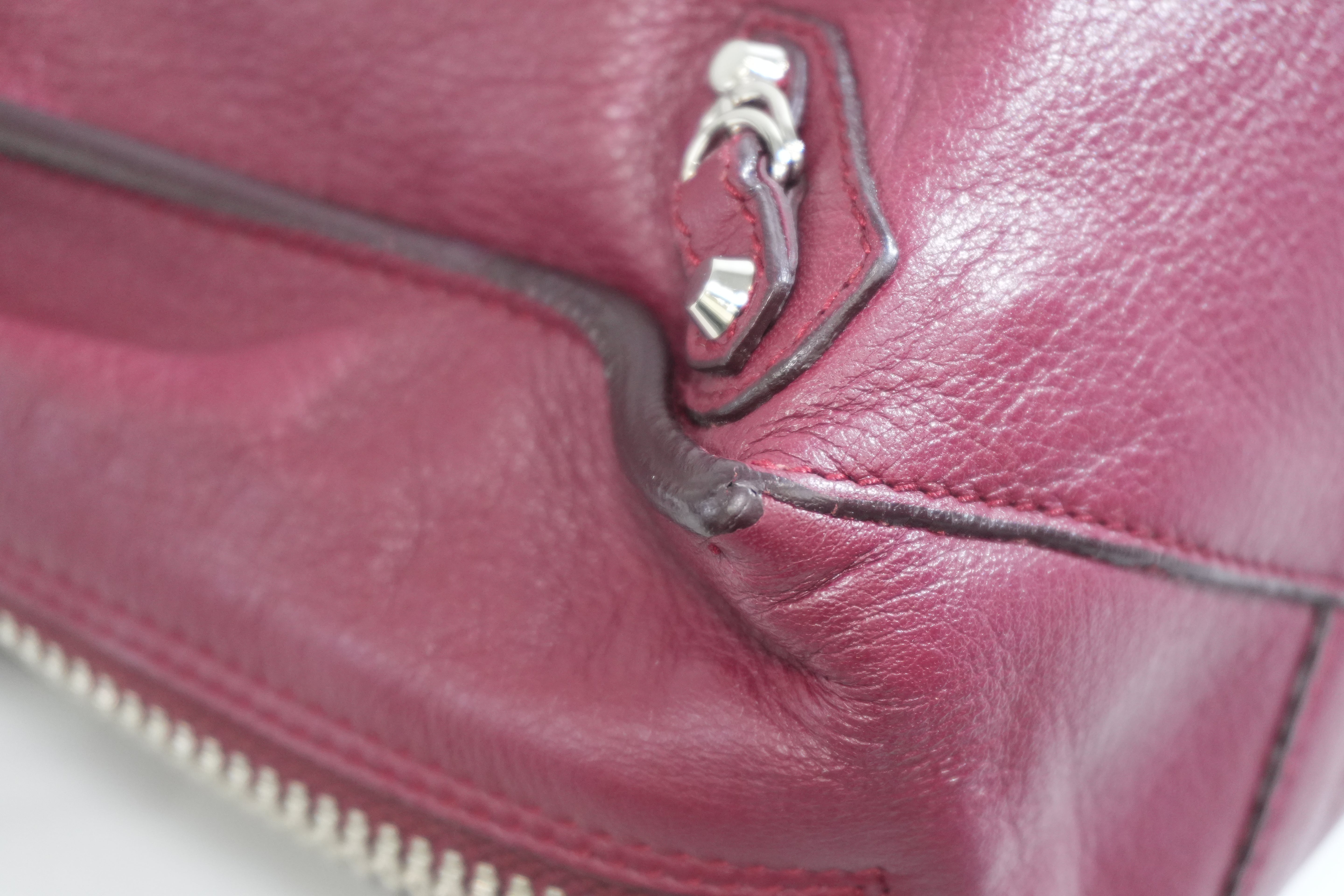 Pre-owned Balenciaga Papier A6 Zip Handbag Red