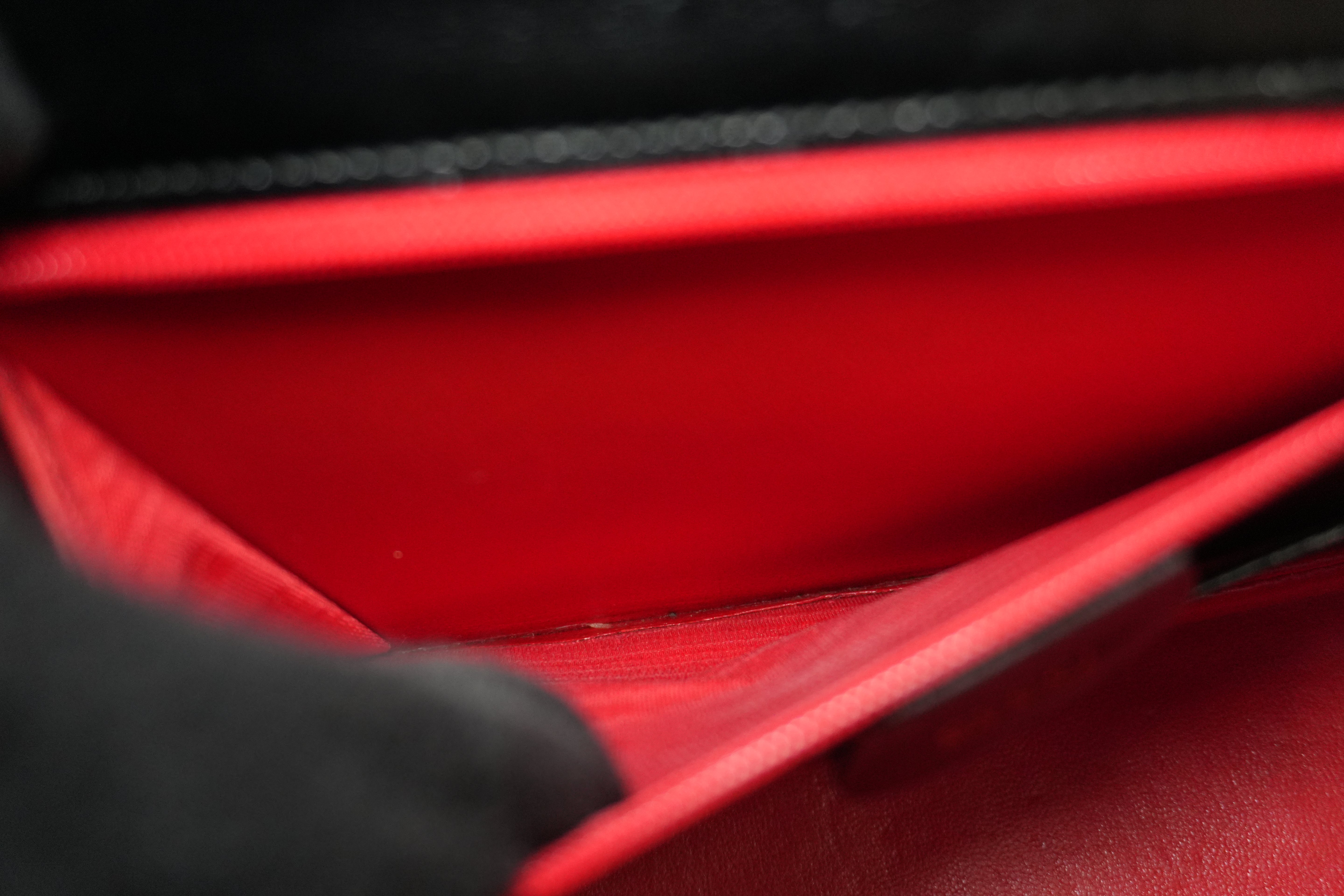 Gucci Bamboo Black Handbag Used