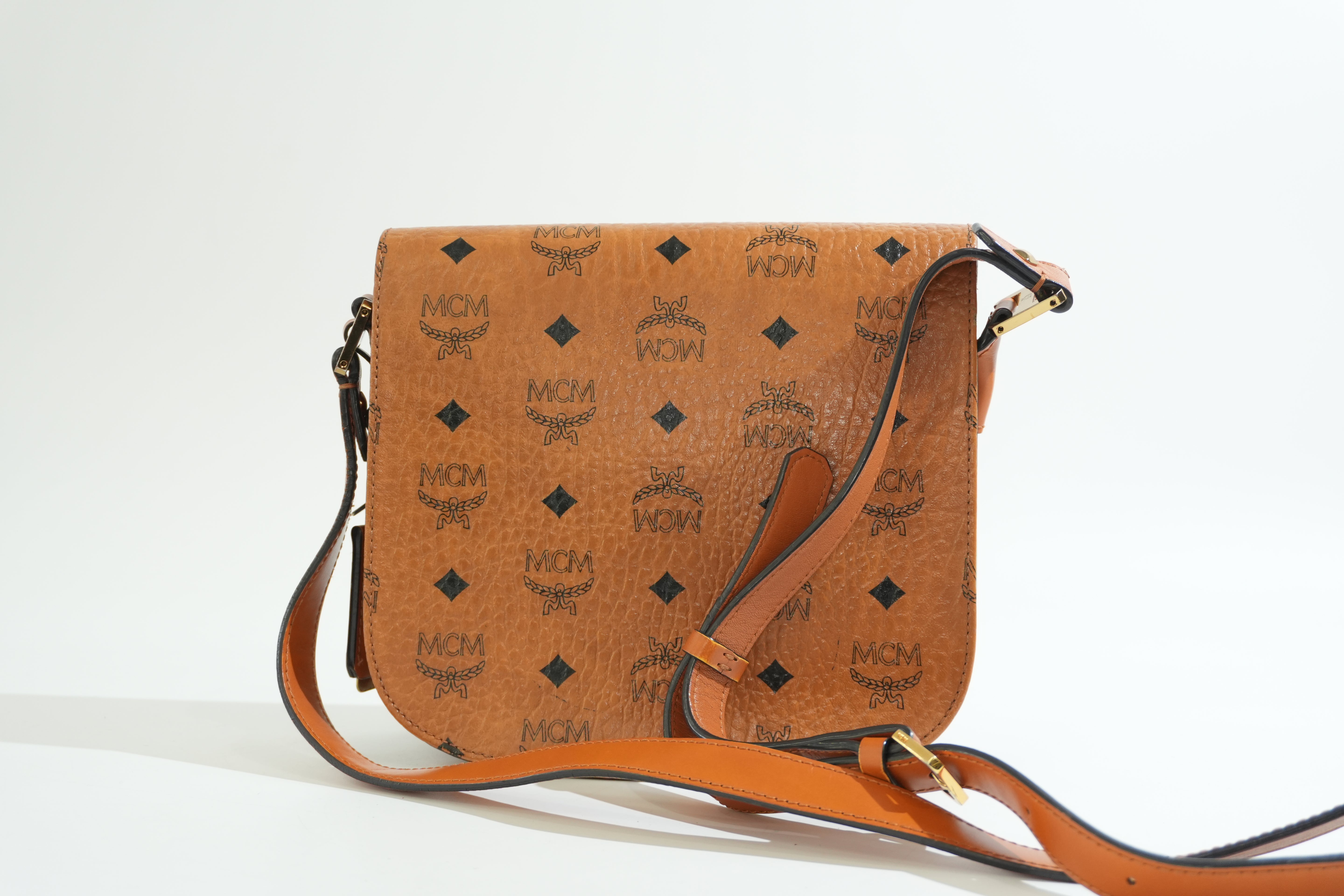 Pre-owned MCM Crossbody Bag Cognac