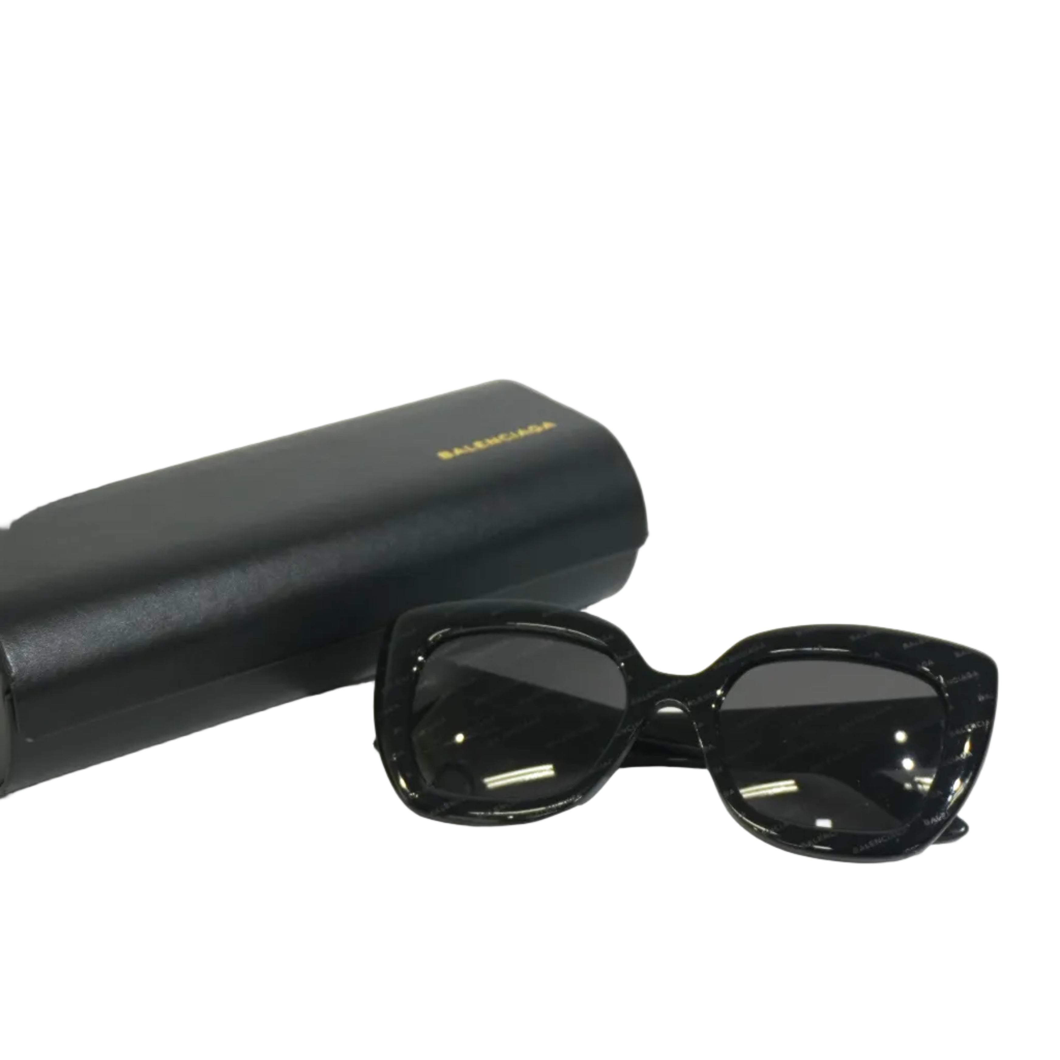 Pre-owned Balenciaga Sunglasses Black
