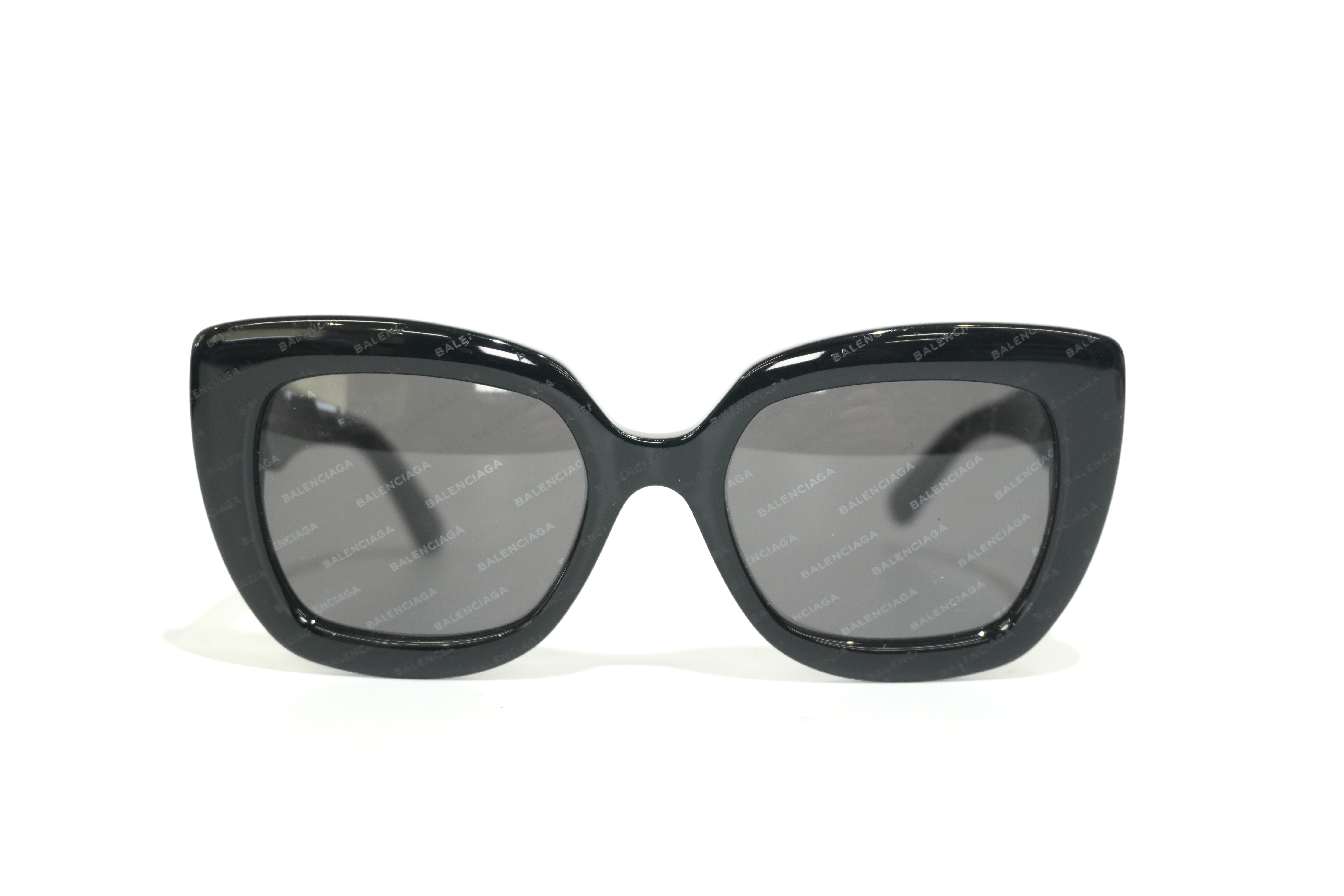Pre-owned Balenciaga Sunglasses Black
