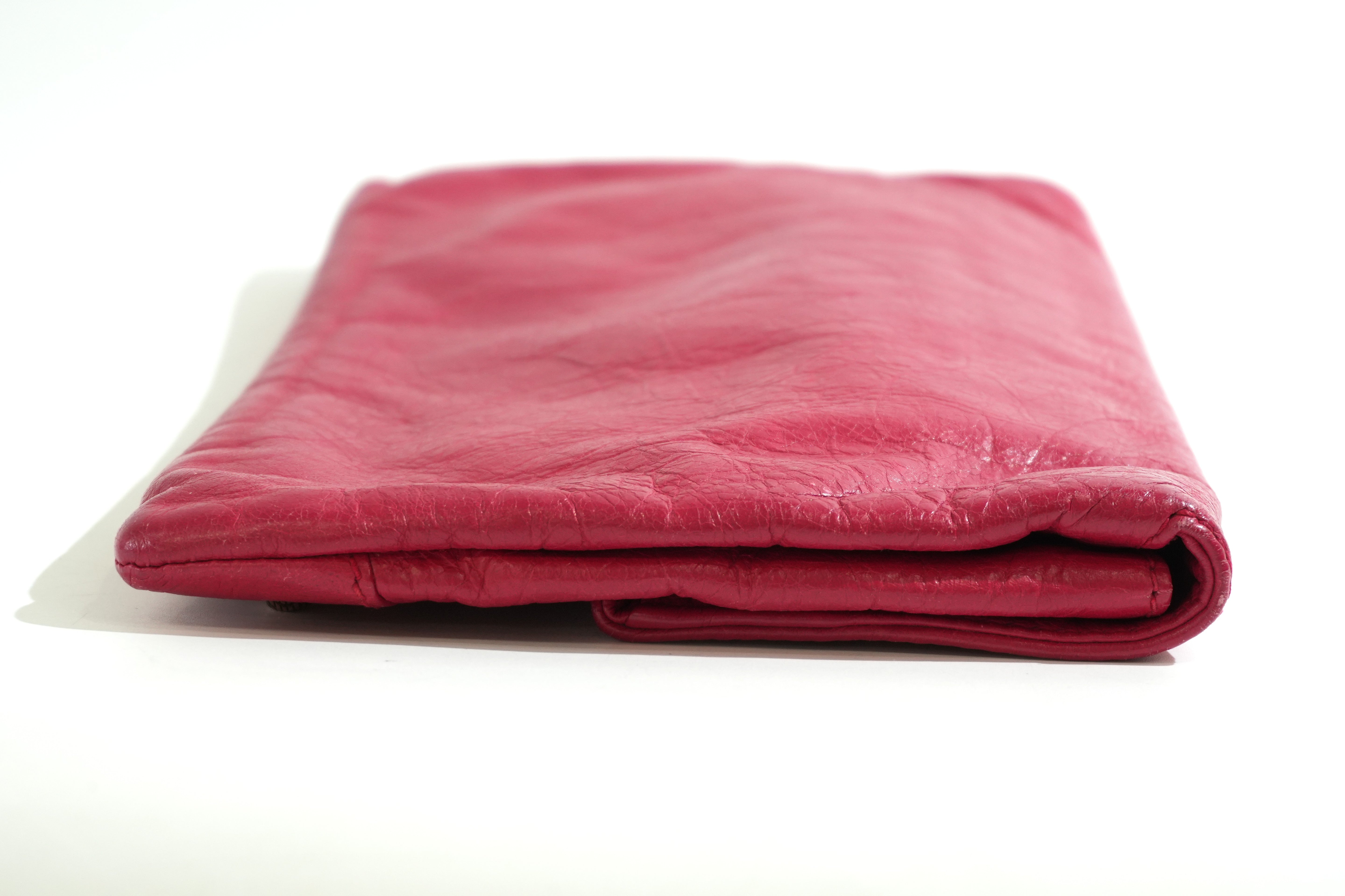 Pre-owned Balenciaga Clutch Bag Red