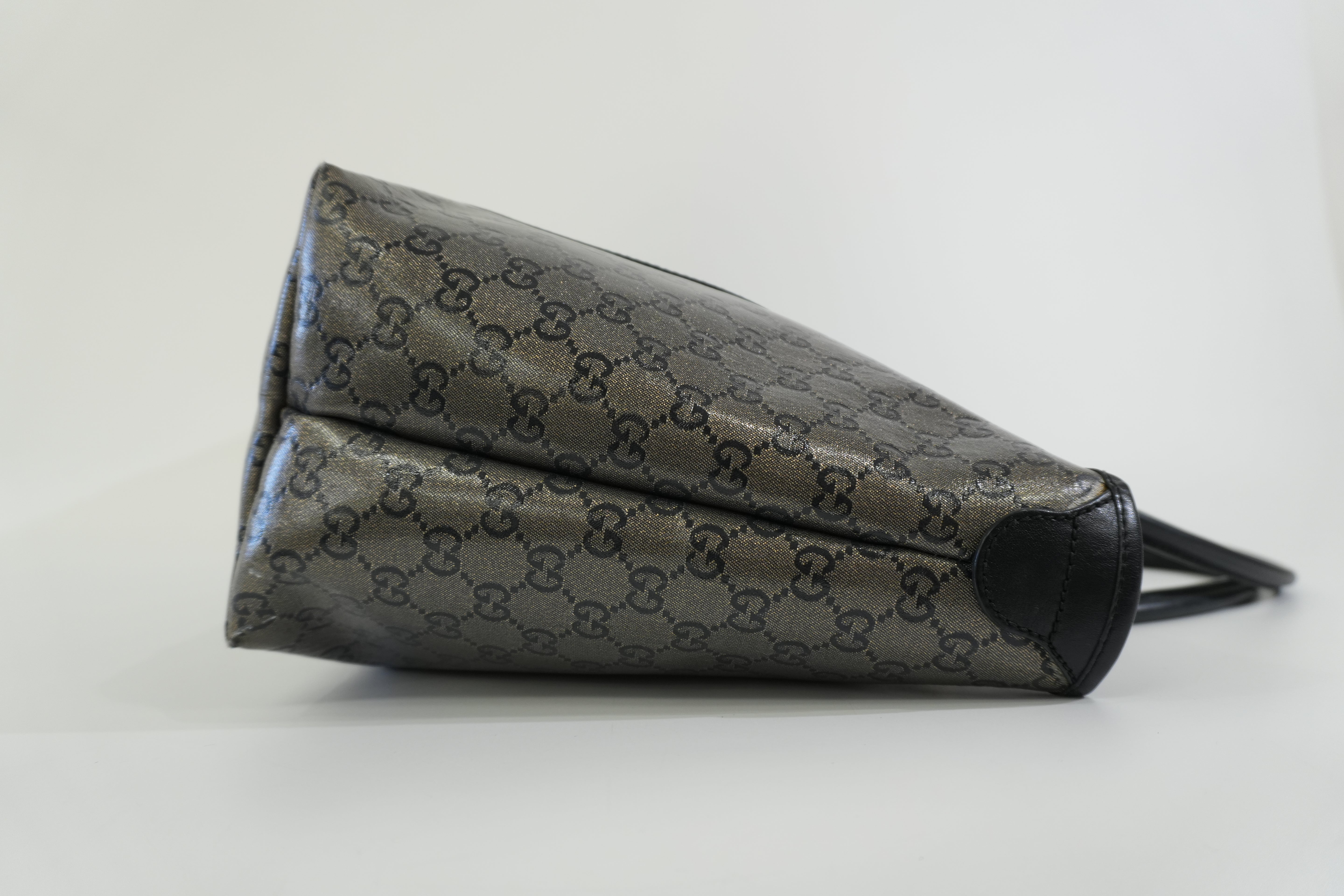 Pre-owned Gucci Joy Tote Bag Black and Silver