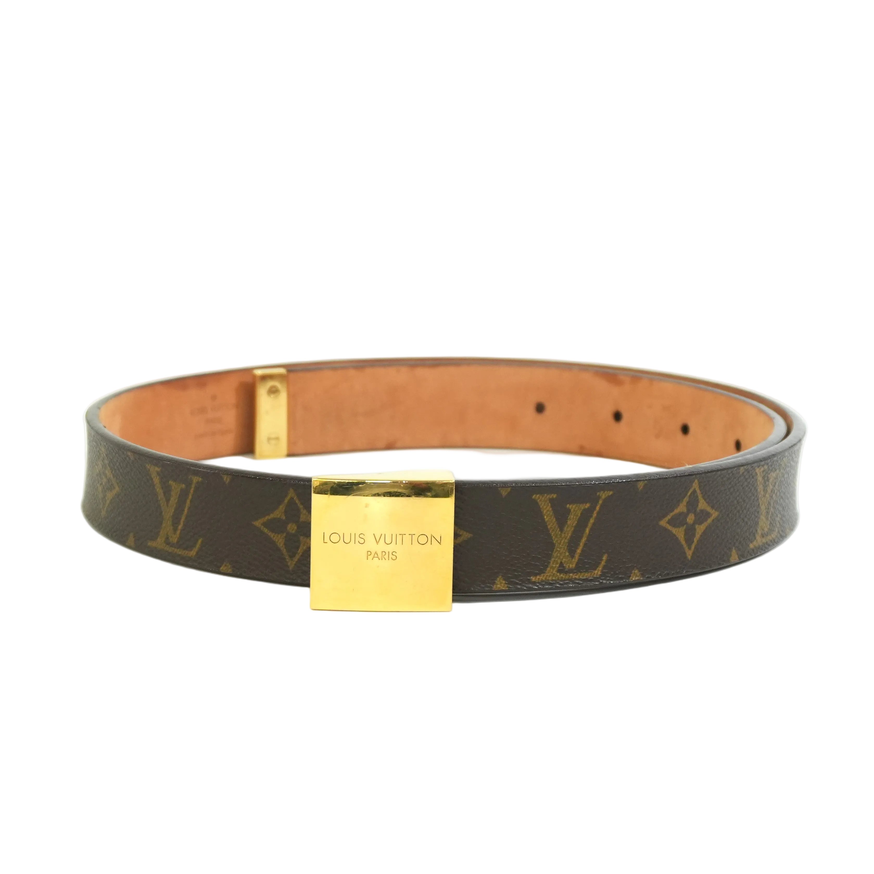 Pre-owned Louis Vuitton Monogram Belt