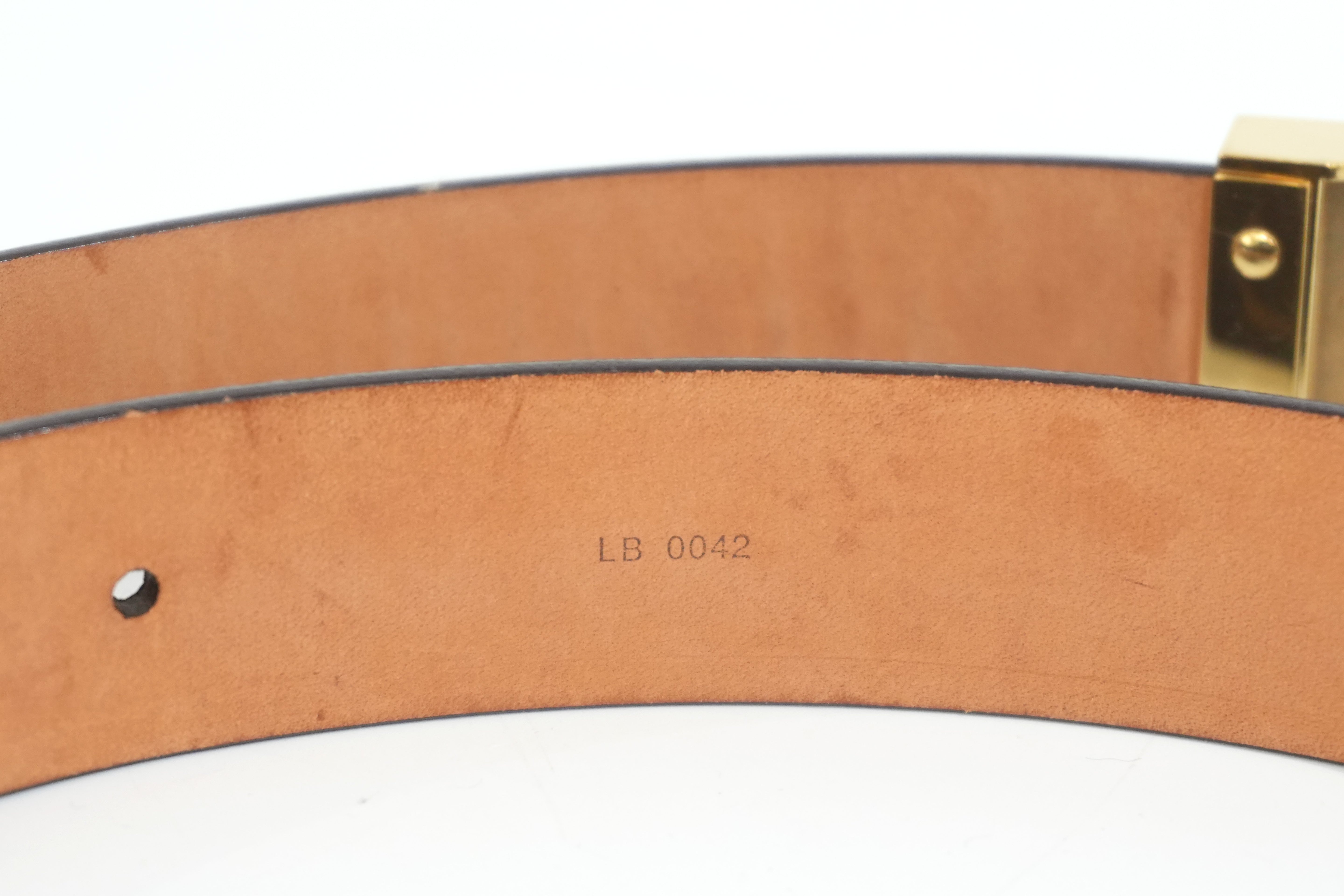 Pre-owned Louis Vuitton Monogram Belt