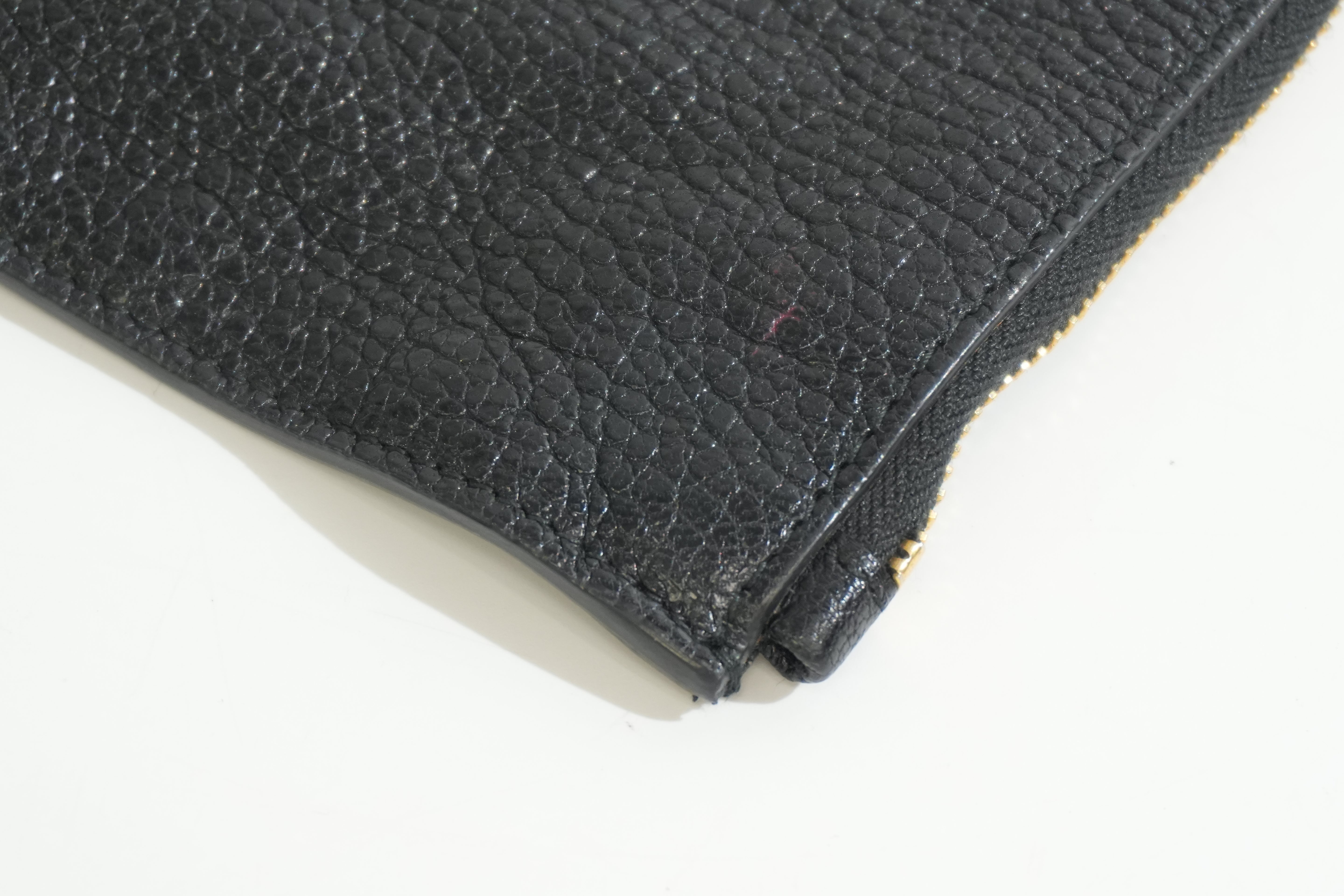 Pre-owned Balenciaga Motocross Classic Clutch Bag Black