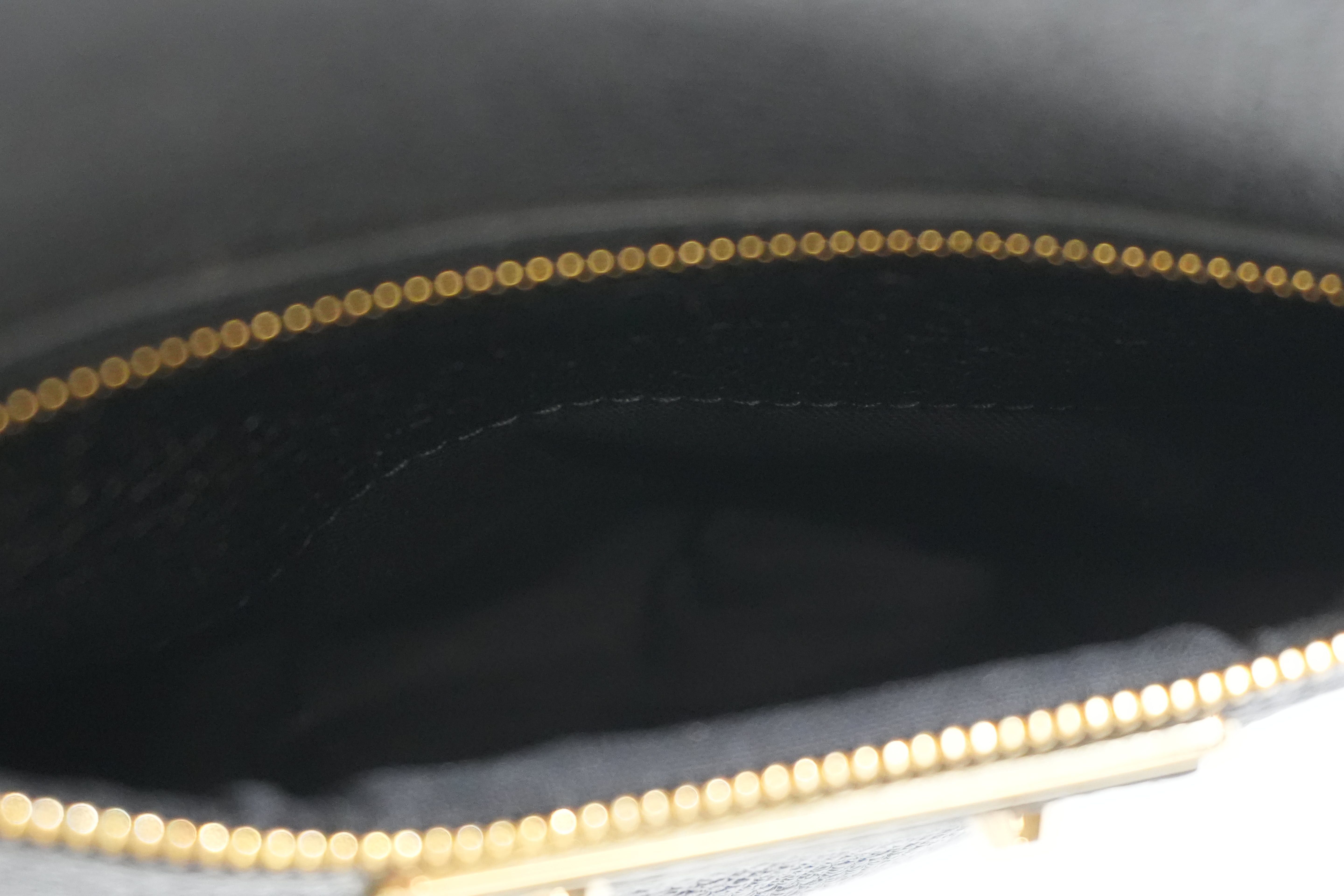 Pre-owned Balenciaga Motocross Classic Clutch Bag Black