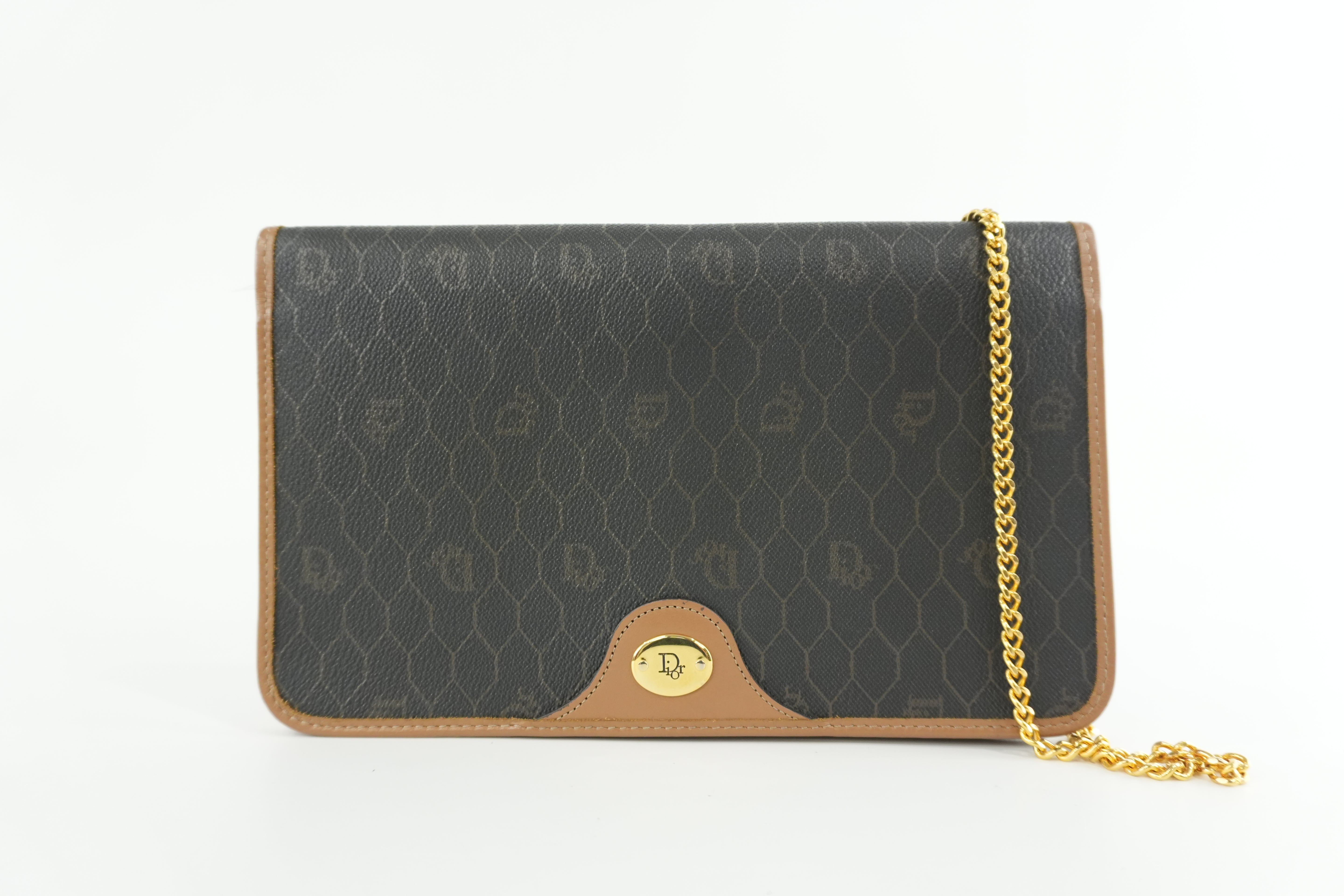 Pre-owned Christian Dior Clutch Bag Brown
