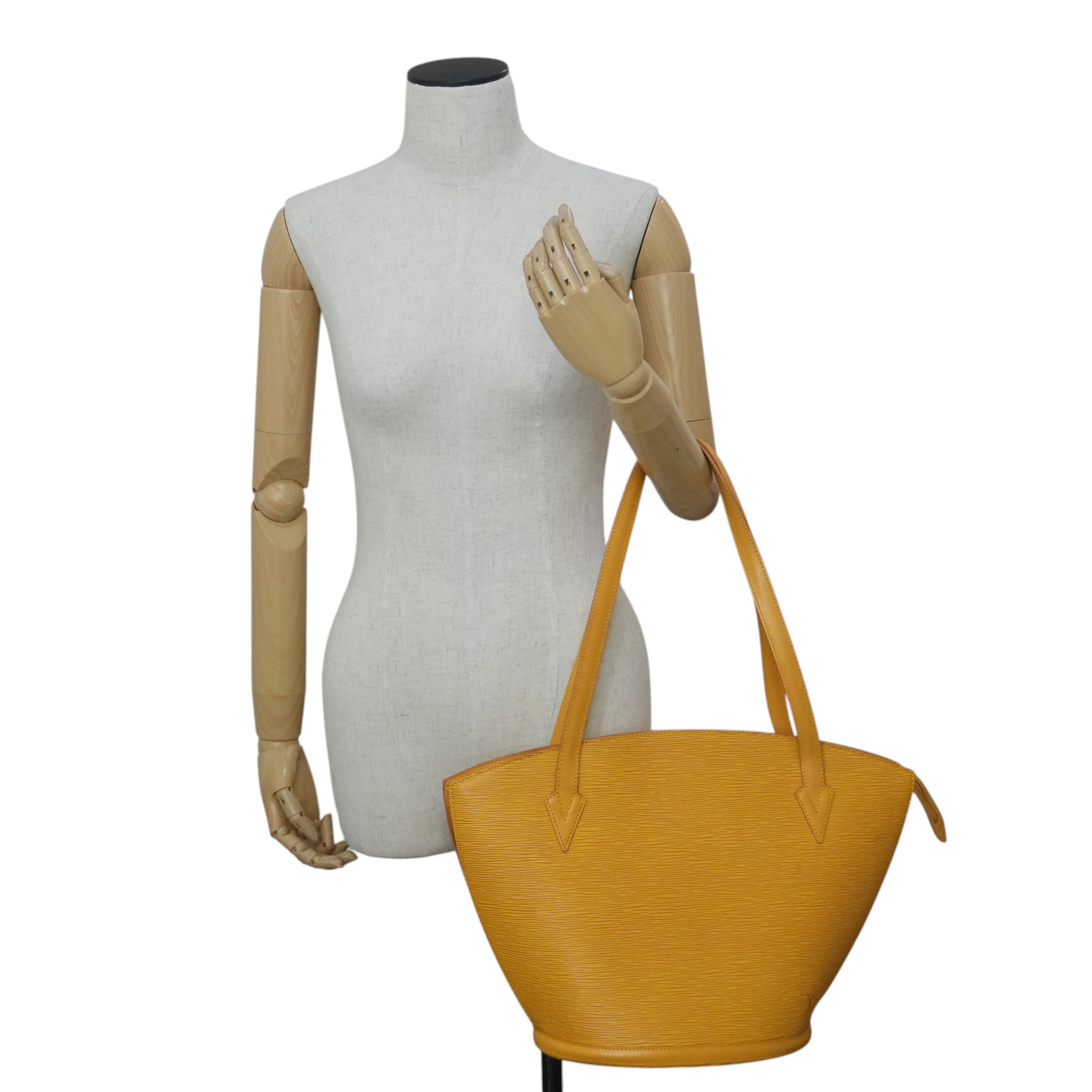 Pre-owned Louis Vuitton Epi Saint Jacque Gm Tote Bag Yellow