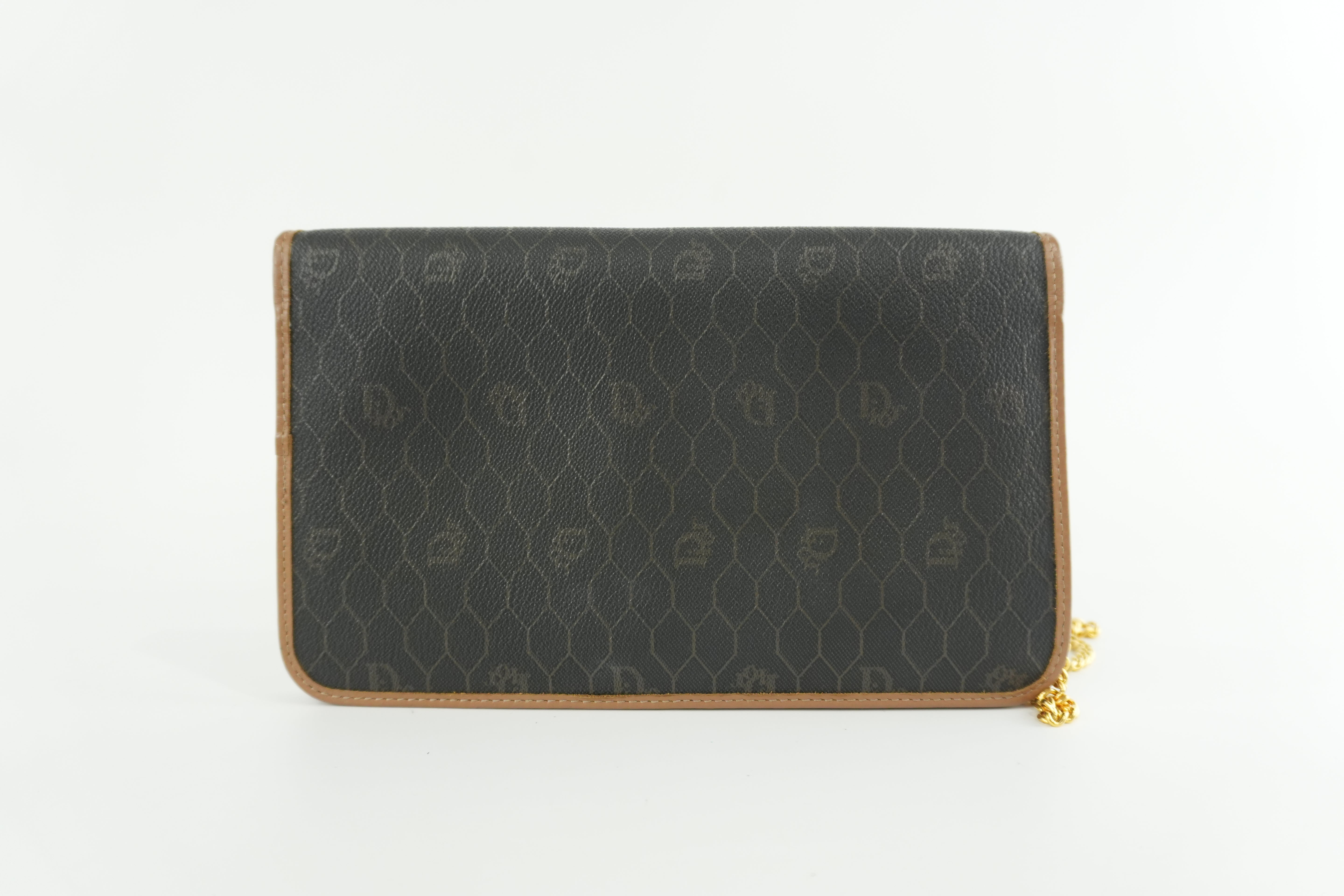 Pre-owned Christian Dior Clutch Bag Brown