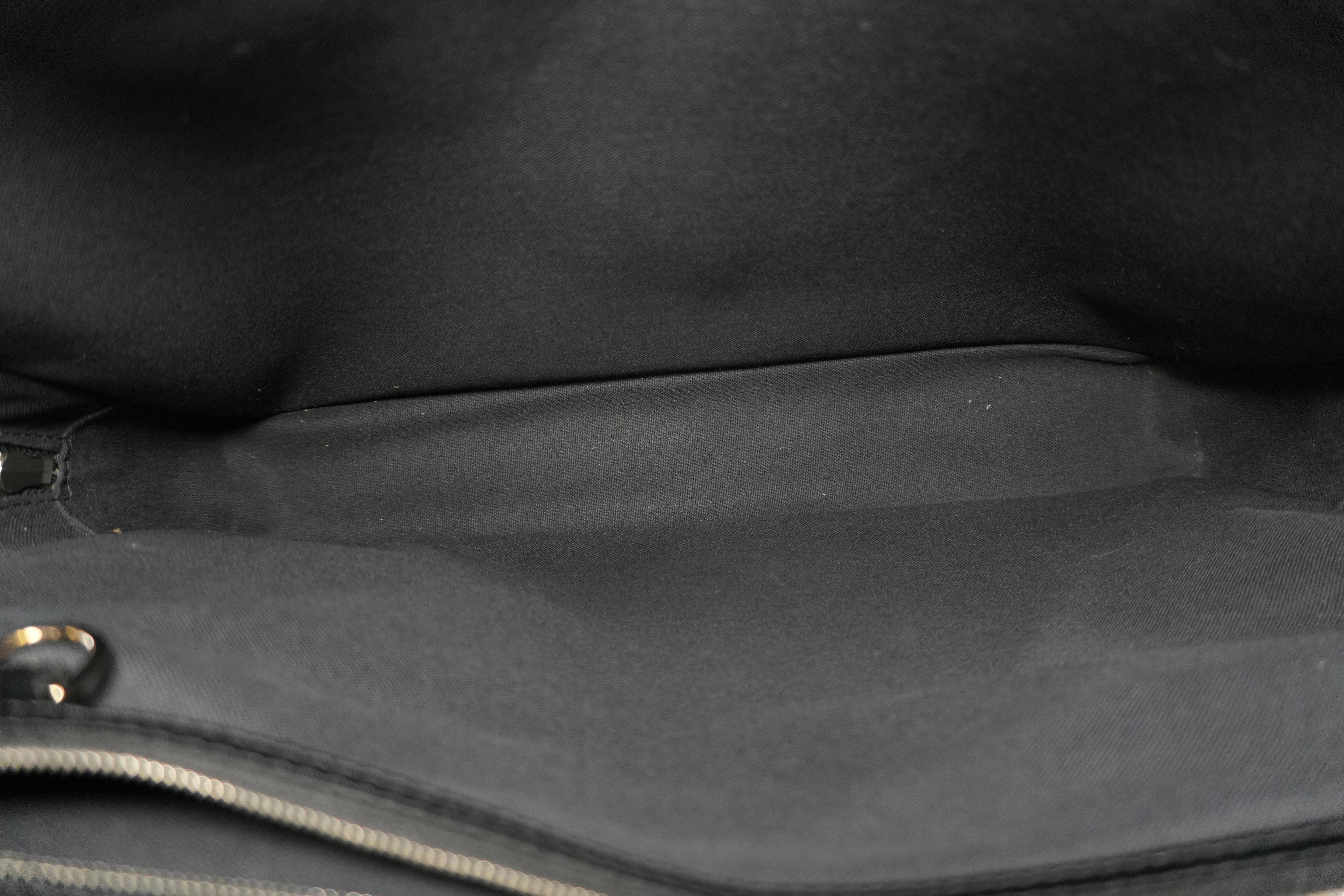 Pre-owned Louis Vuitton Epi Briefcase Handbag Black