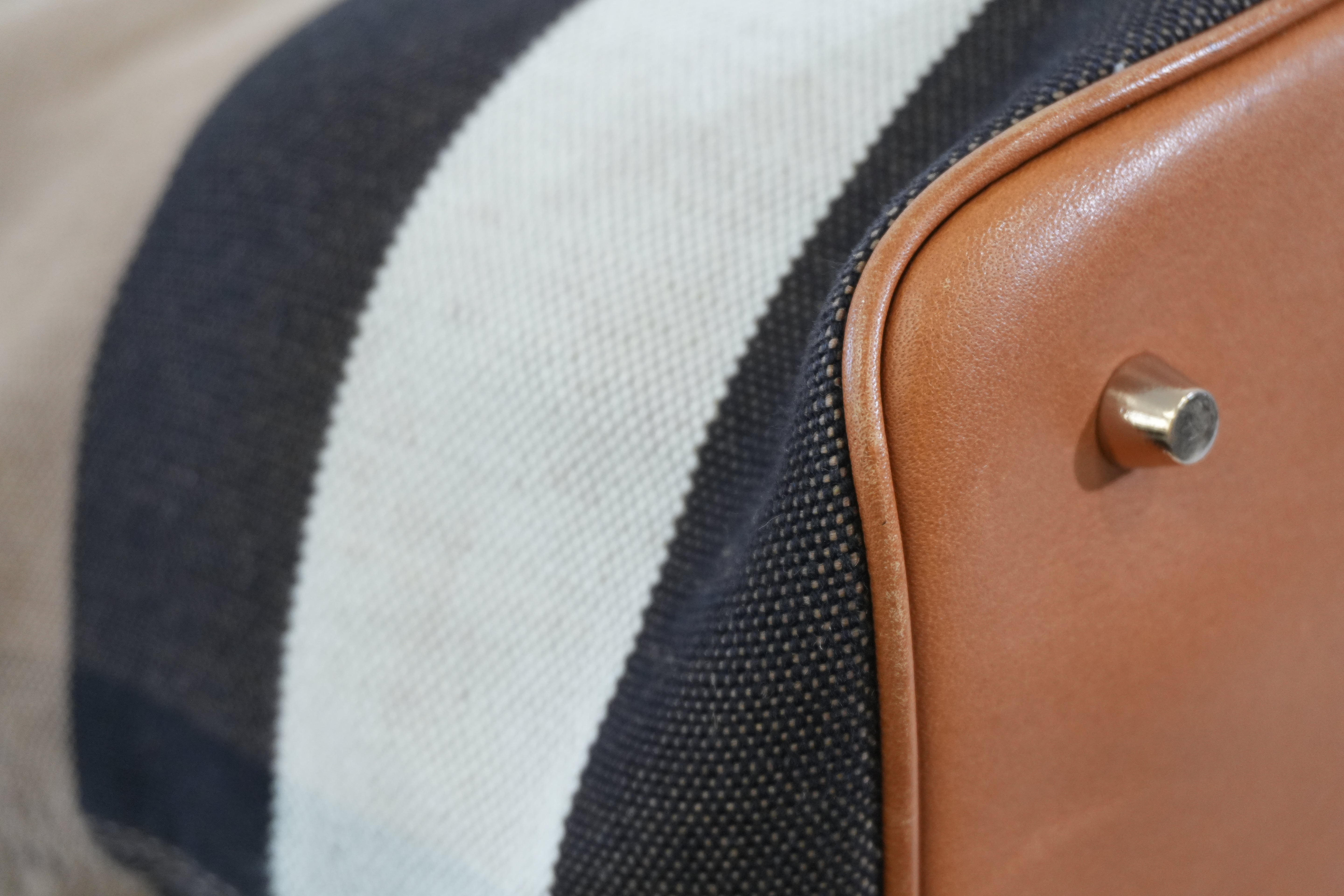 Pre-owned Burberry Two Way Ashby Bucket Shoulder Bag Brown