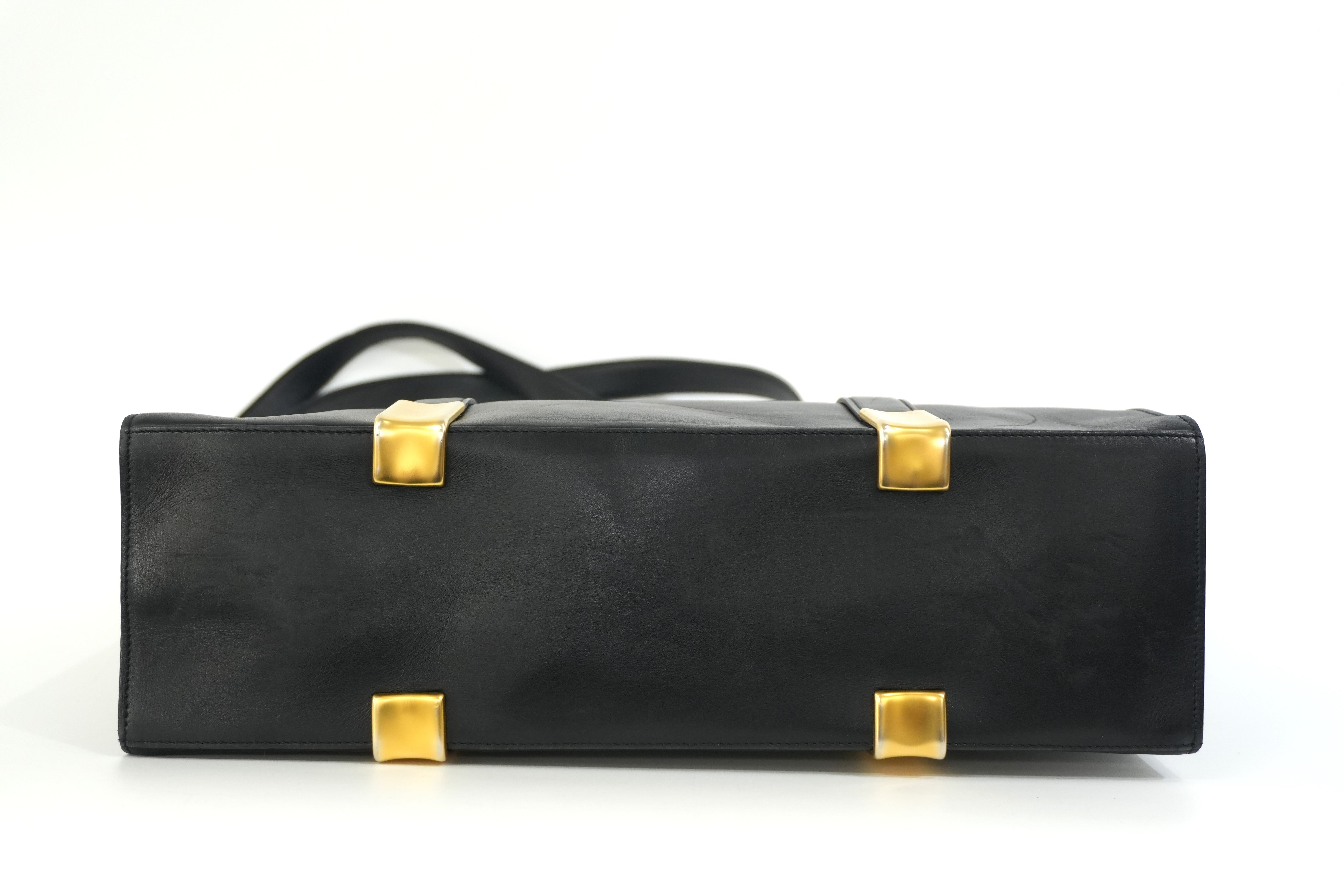 Pre-owned Celine Leather Shoulder Bag Black