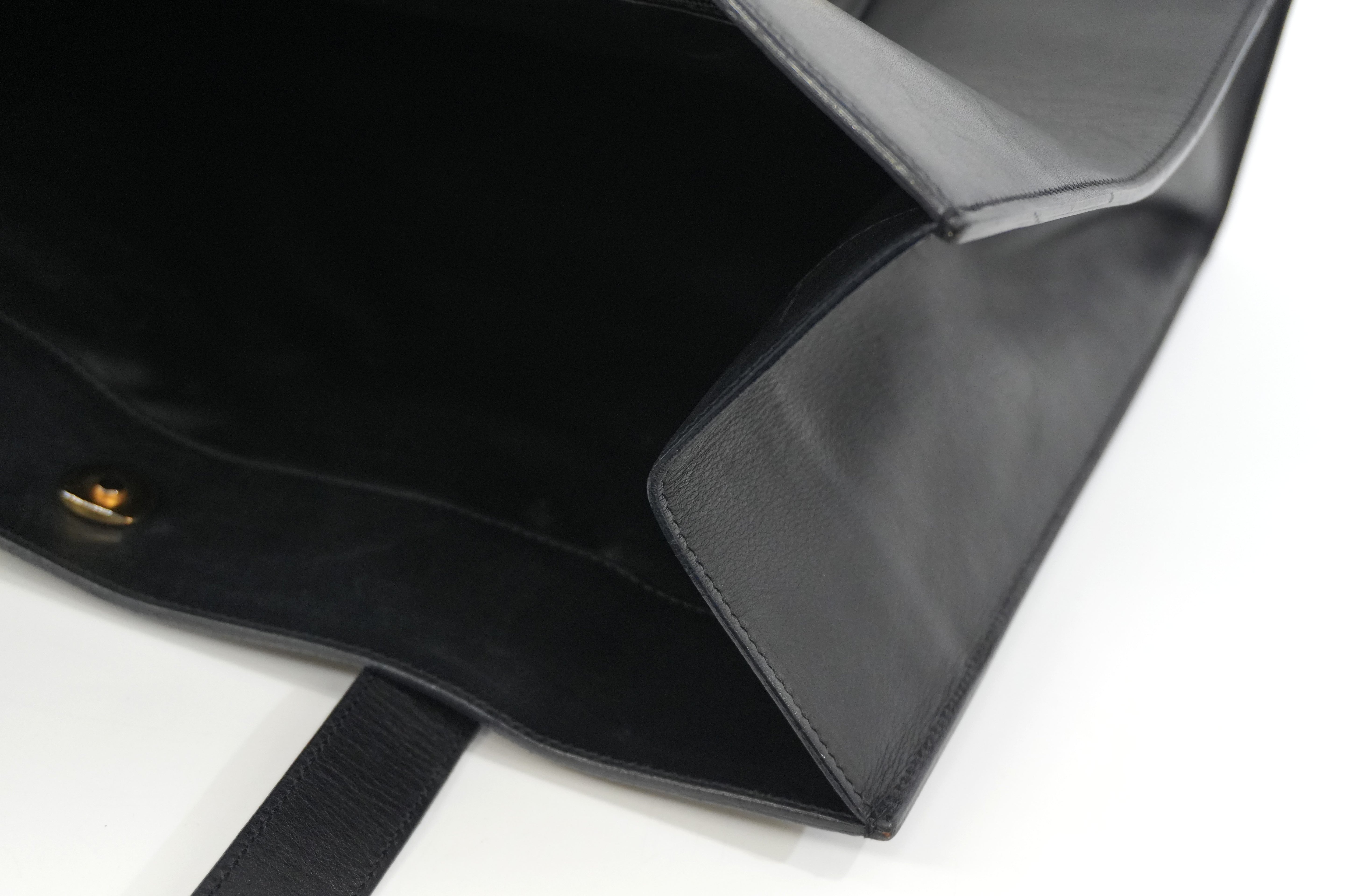 Pre-owned Celine Leather Shoulder Bag Black