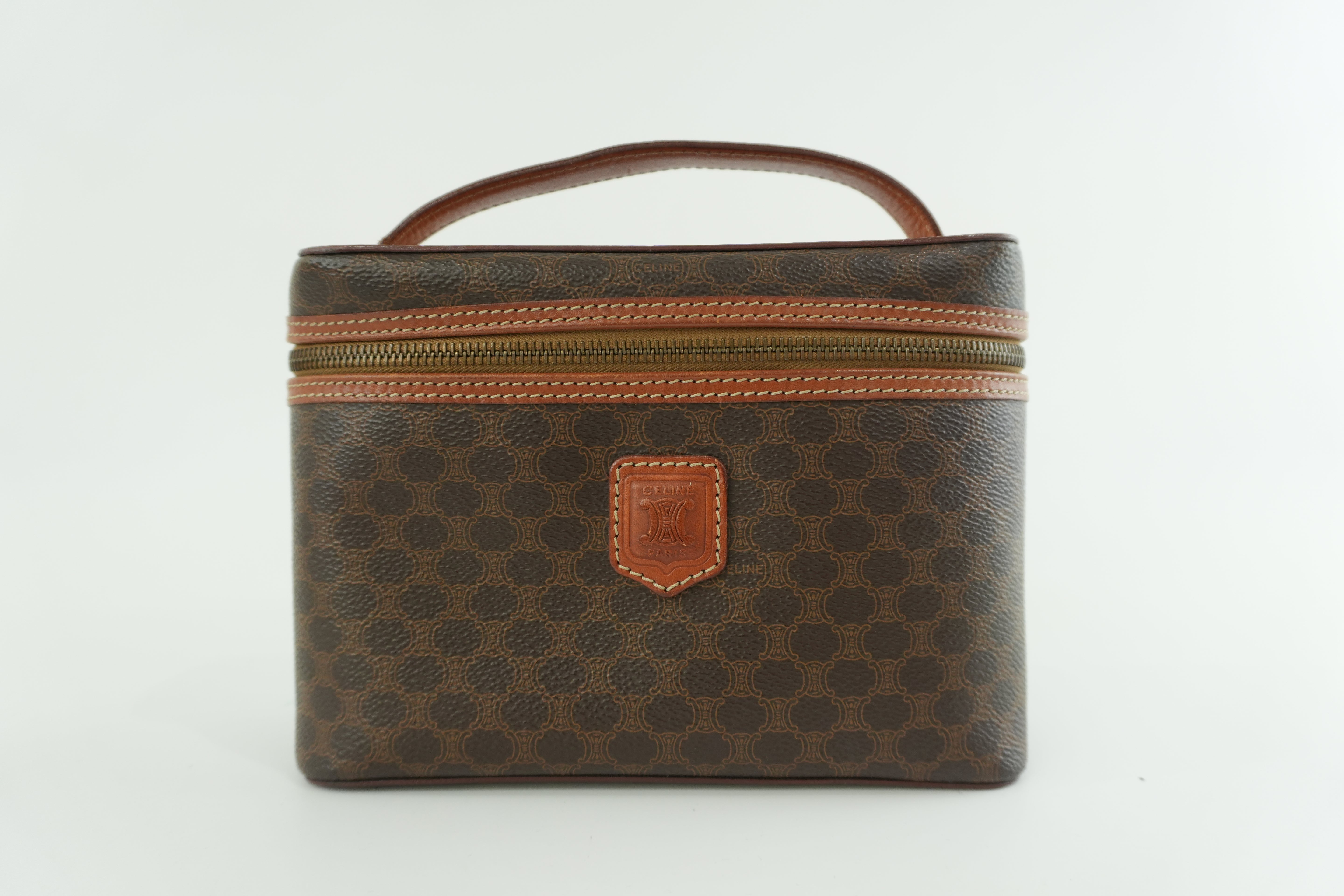 Pre-owned Celine Macadam Vanity Bag