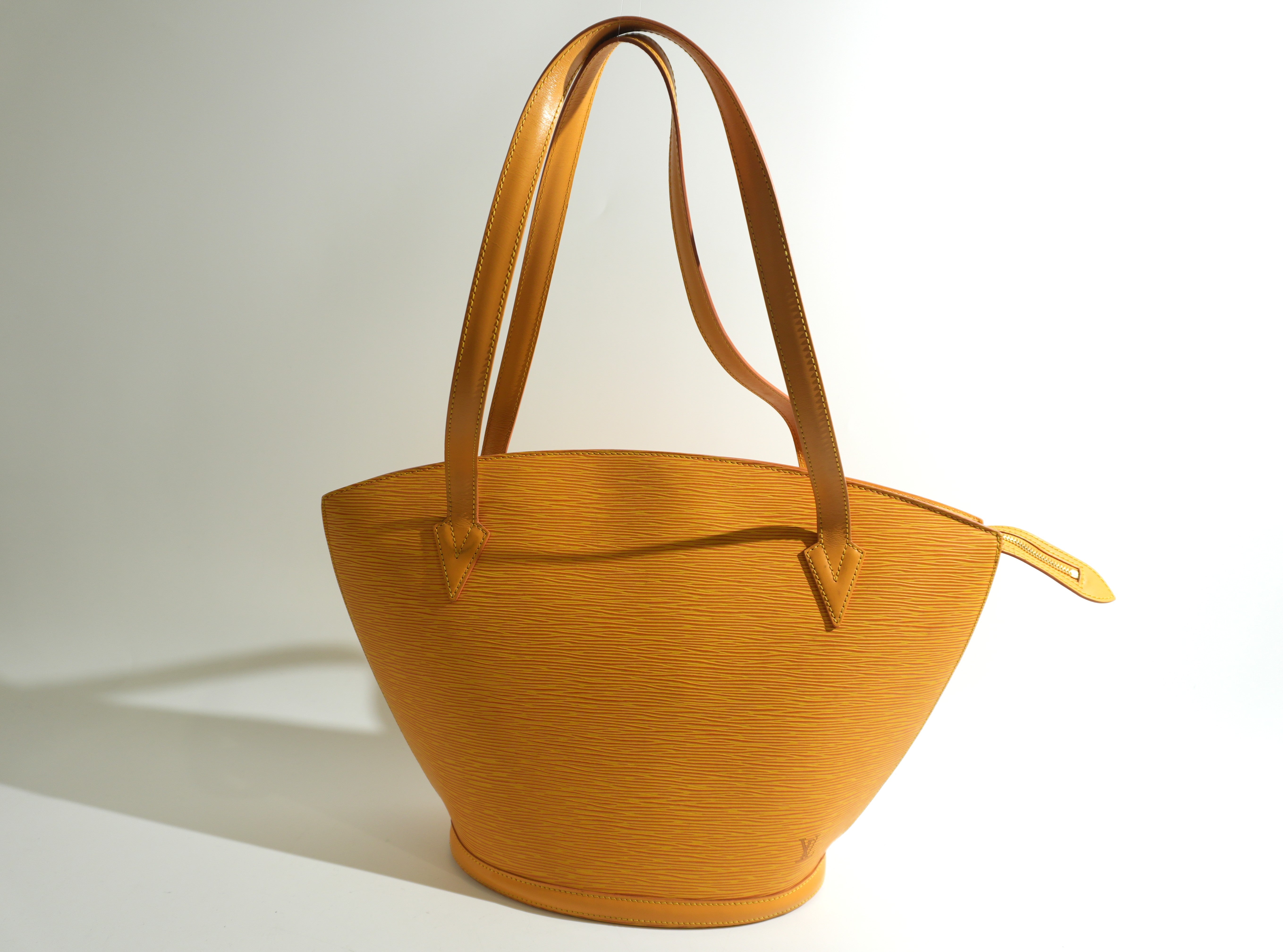 Pre-owned Louis Vuitton Epi Saint Jacque Gm Tote Bag Yellow